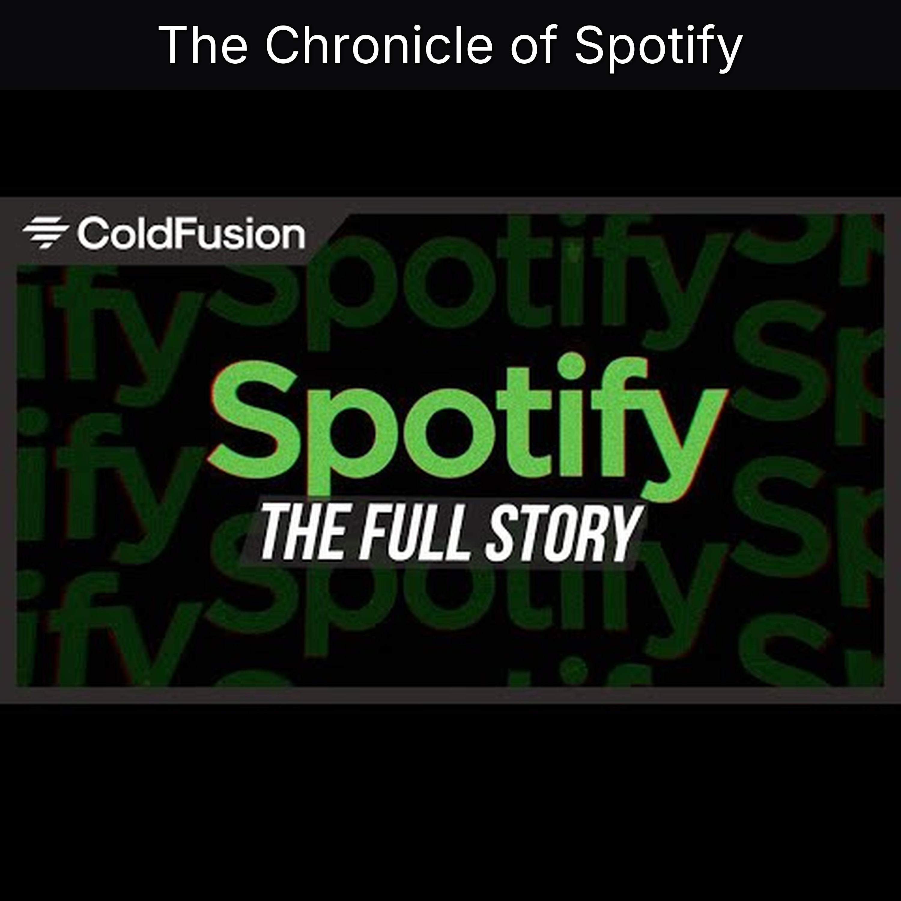 The Chronicle of Spotify episode artwork