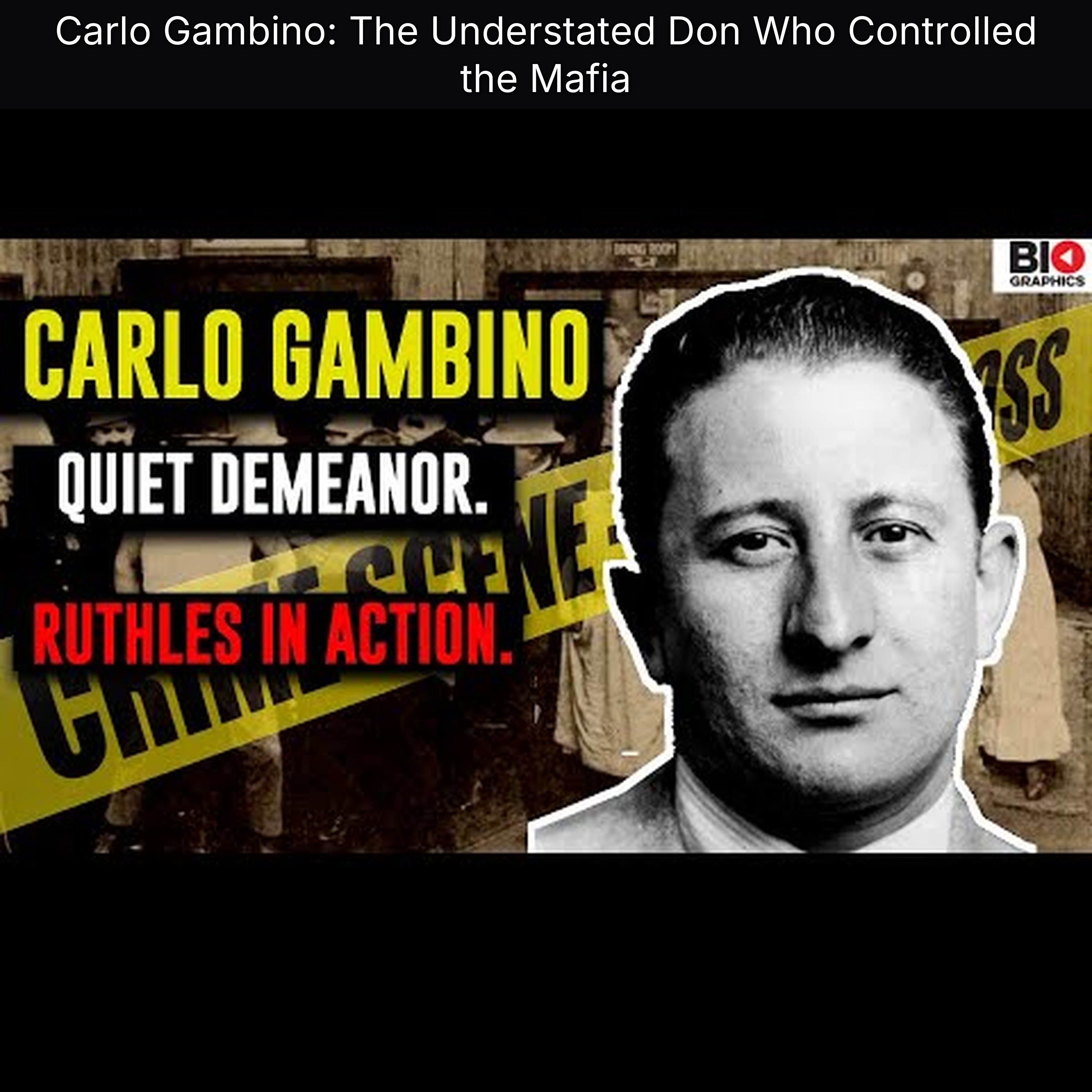 Carlo Gambino: The Understated Don Who Controlled the Mafia