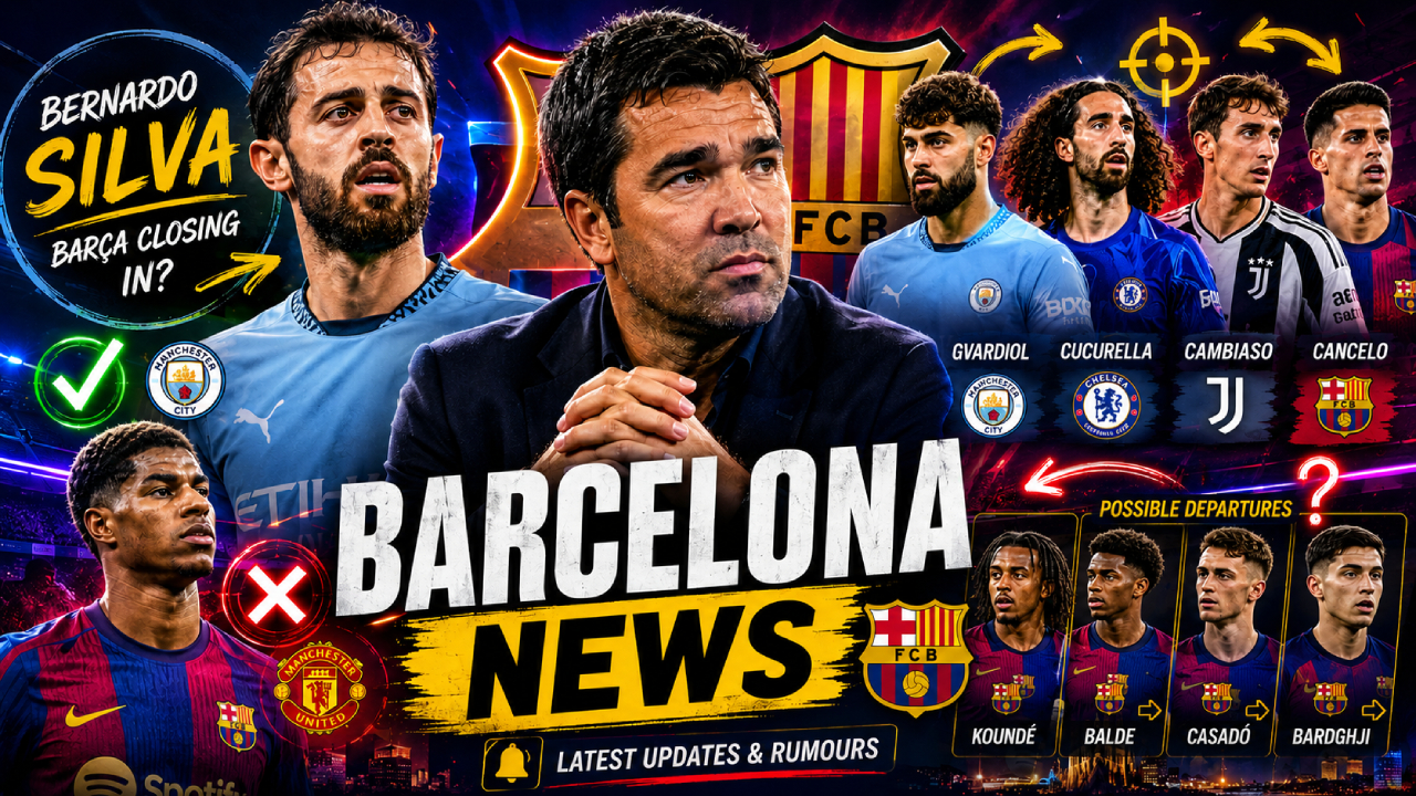 Bernardo Silva DEAL AGREED💣| Deco Fullback PRIORITY🚨| Rashford Signing OFF❌| Casado CLOSE To Monaco👋 episode artwork