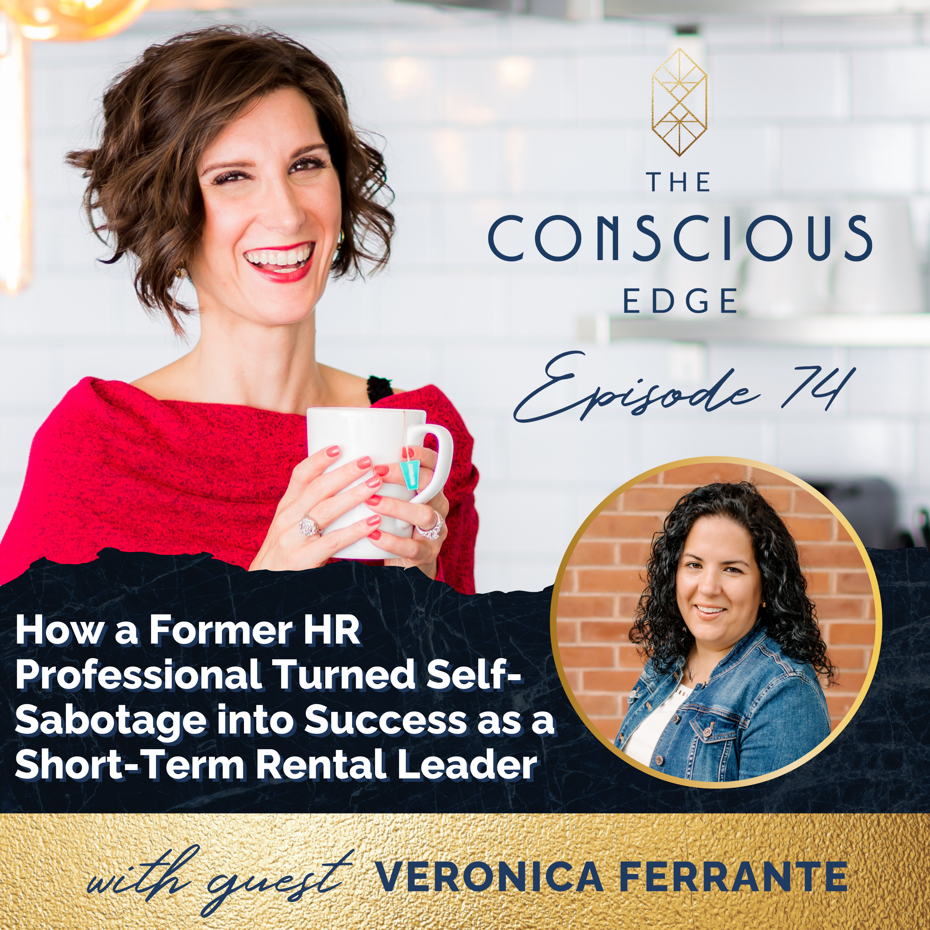 How a Former HR Professional Turned Self-Sabotage into Success as a Short-Term Rental Leader EP 74 episode artwork
