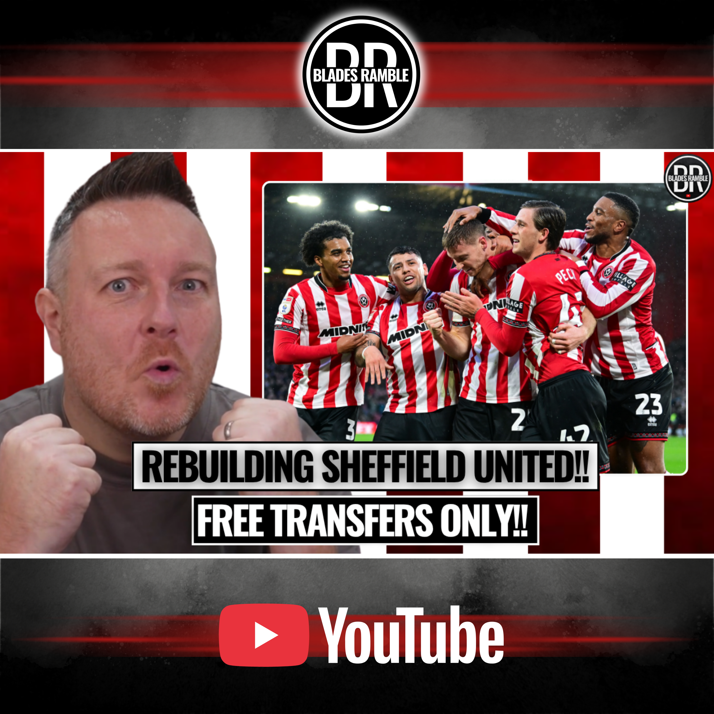 🎙️⚔️ REBUILDING SHEFFIELD UNITED! | FREE TRANSFERS ONLY!! ⚔️🎙️