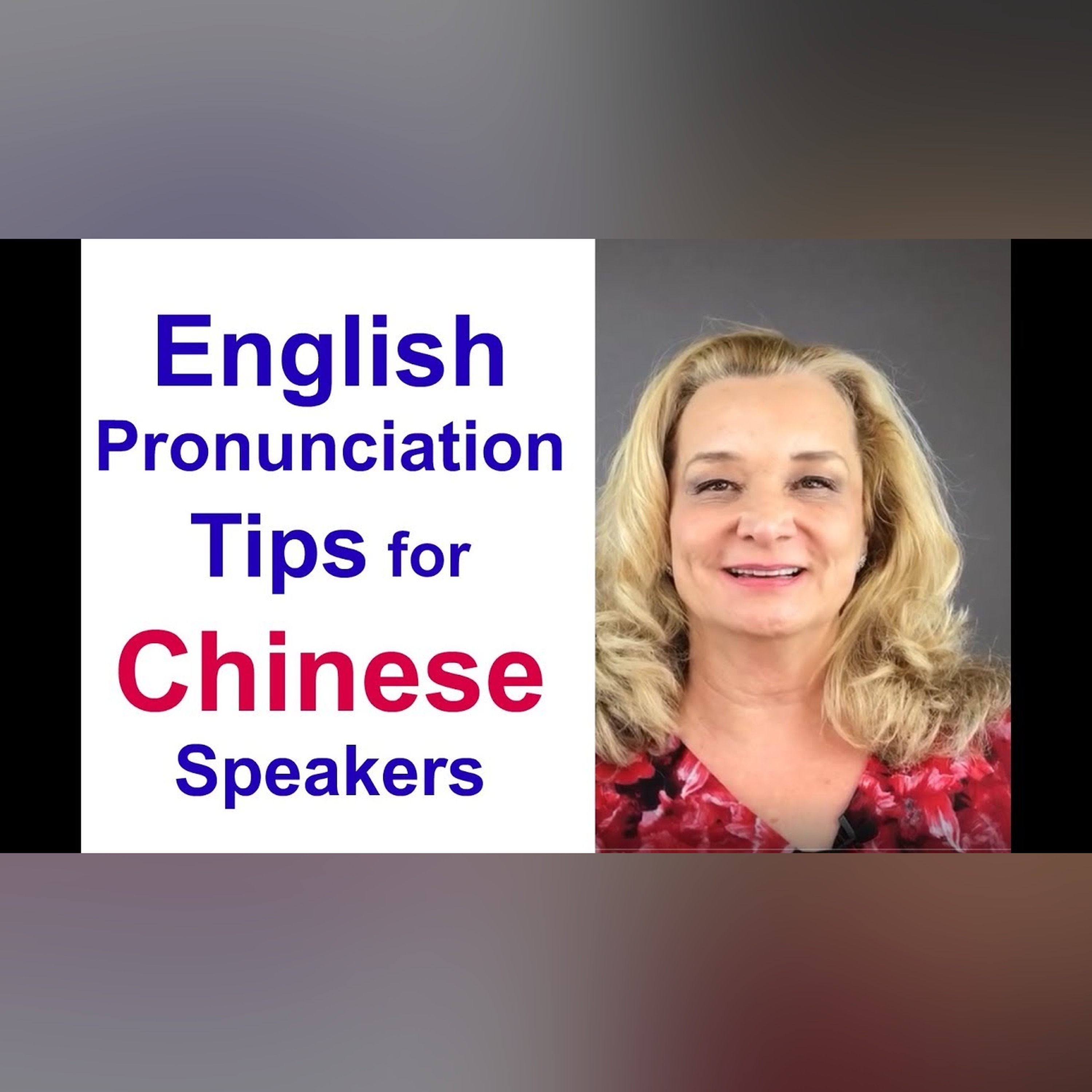 English pronunciation lesson for Chinese speakers episode artwork