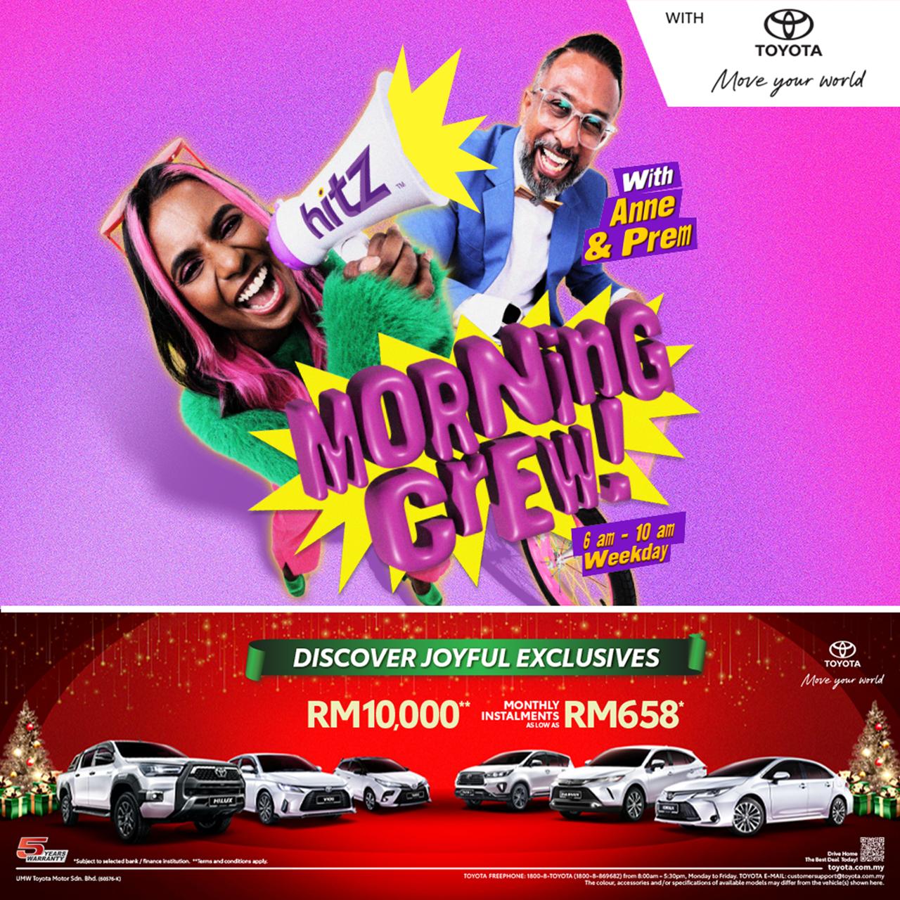 HITZ Morning Crew Rewinds! -Radio Station [ENG]