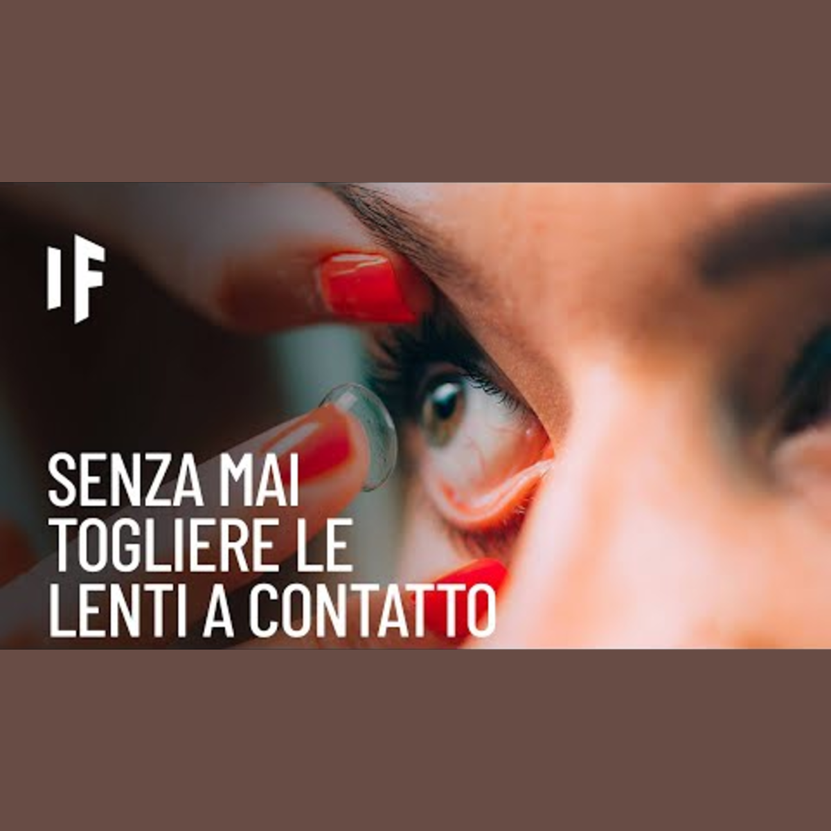 E se non rimuovessi mai le lenti a contatto? episode artwork