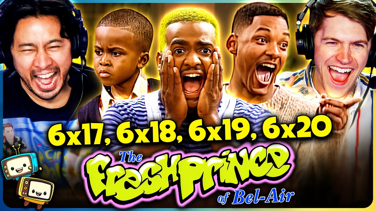 THE FRESH PRINCE OF BEL-AIR (1994) 6x17, 6x18, 6x19, & 6x20 Reaction! | Will Smith w/ Jaby Koay episode artwork