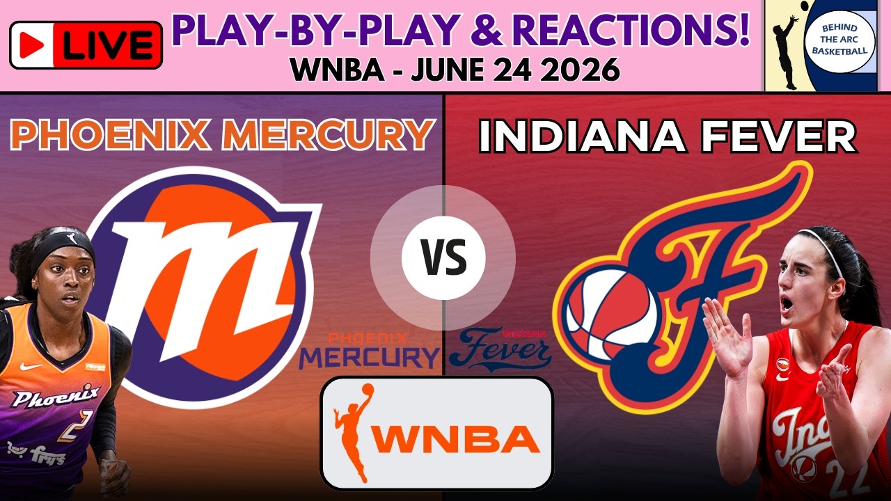WNBA: Phoenix Mercury vs Indiana Fever (Live Play-By-Play & Reactions) episode artwork