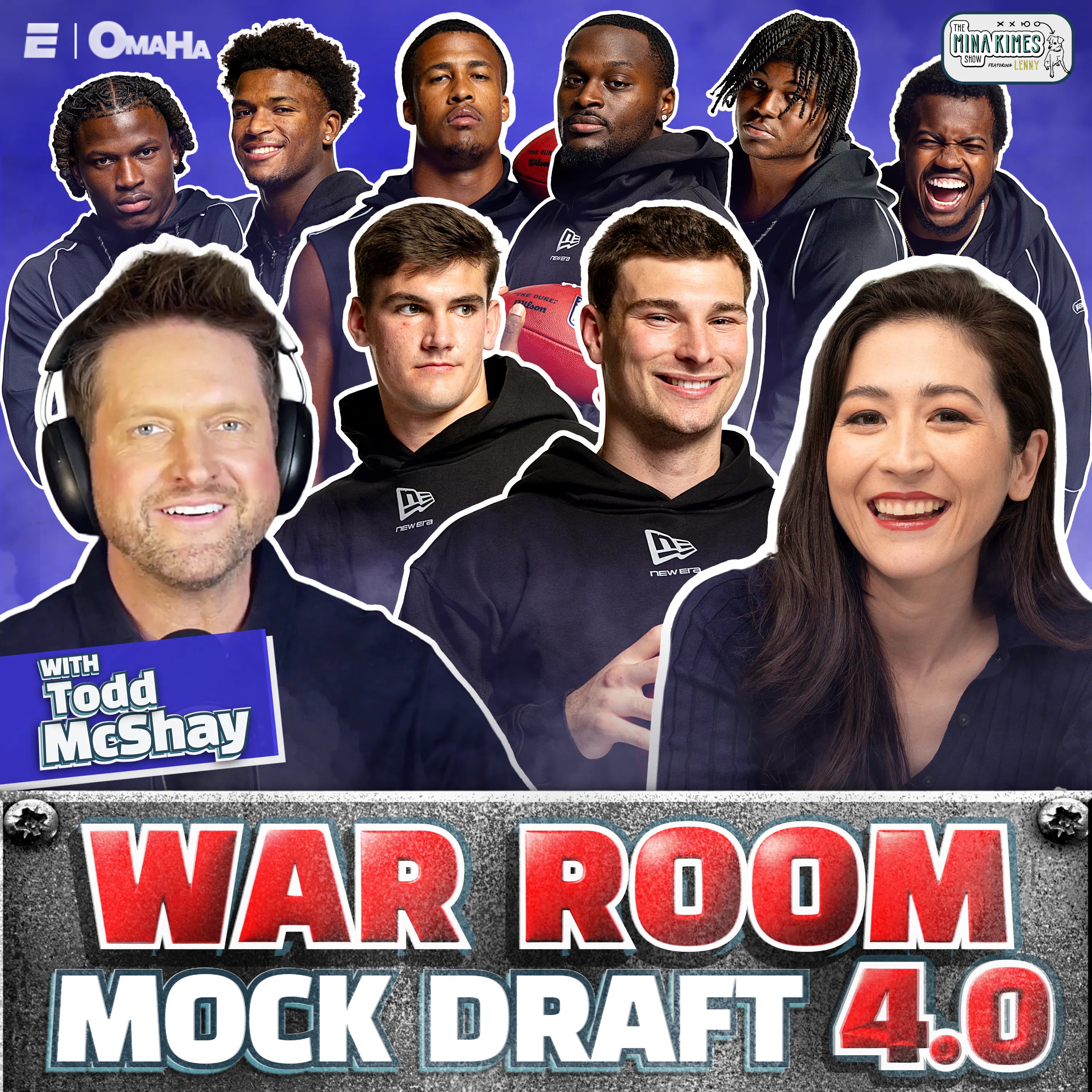 The Mina Kimes Show: War Room Mock Draft 4.0 with Todd McShay episode artwork