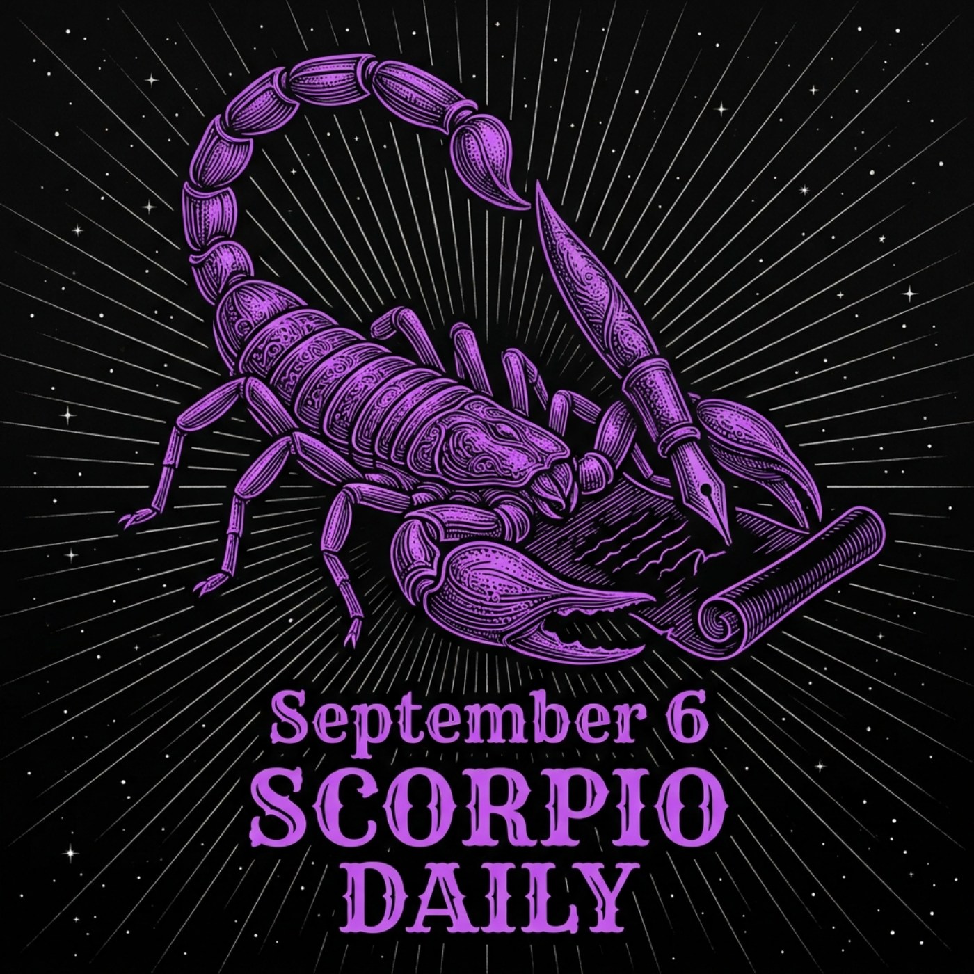 Sunday, September 6, 2026 Scorpio Horoscope Today episode artwork