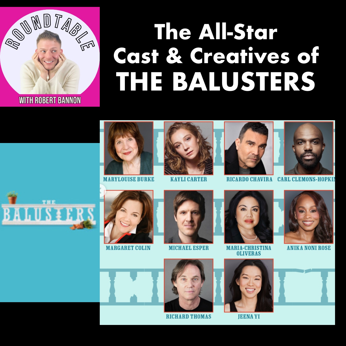 THE BALUSTERS — Broadway’s All-Star Cast Takes Center Stage + Anika Noni Rose Joins The Production!