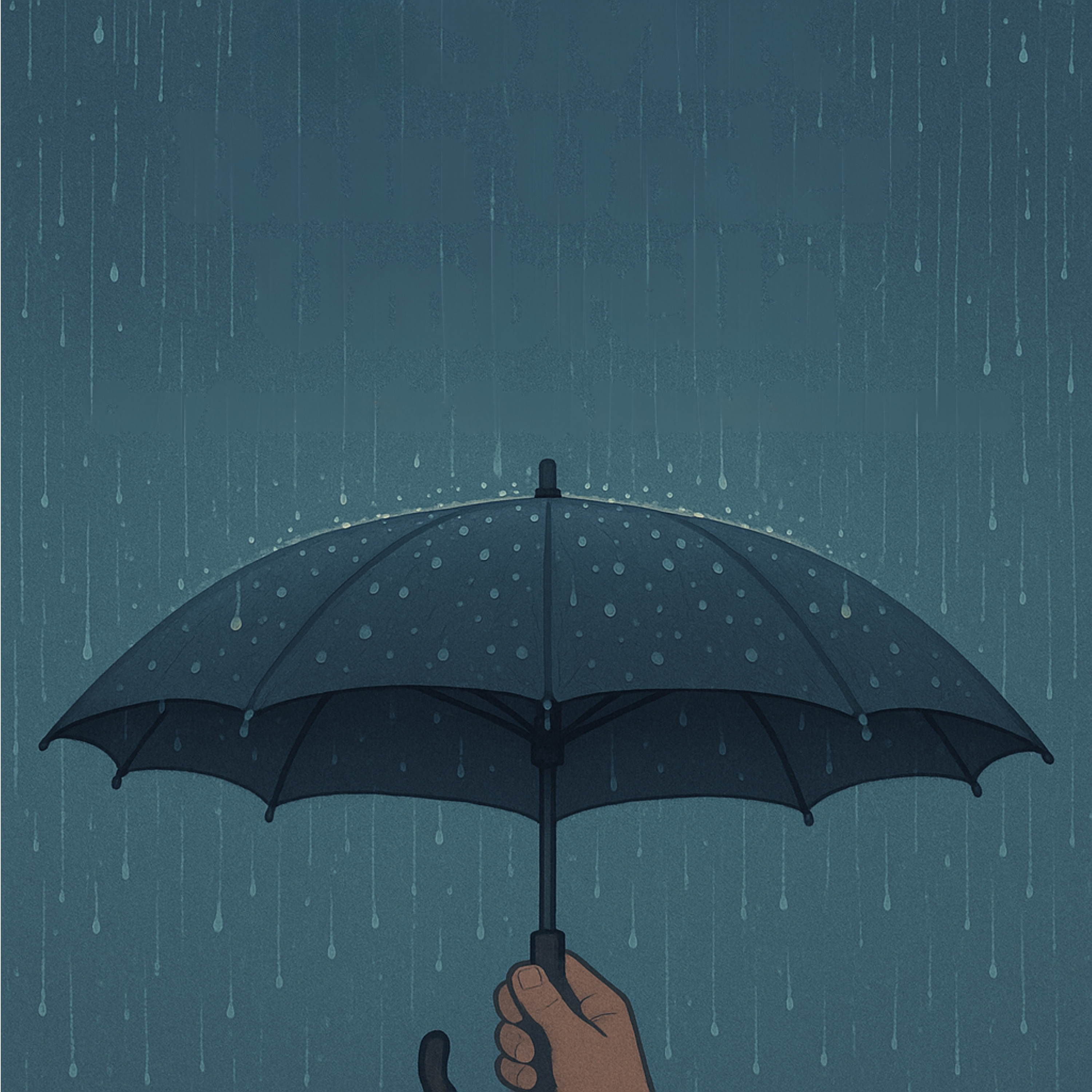 ASMR Rain Under Umbrella 🌧️ Cozy Sounds for Sleep, Focus & Relaxation