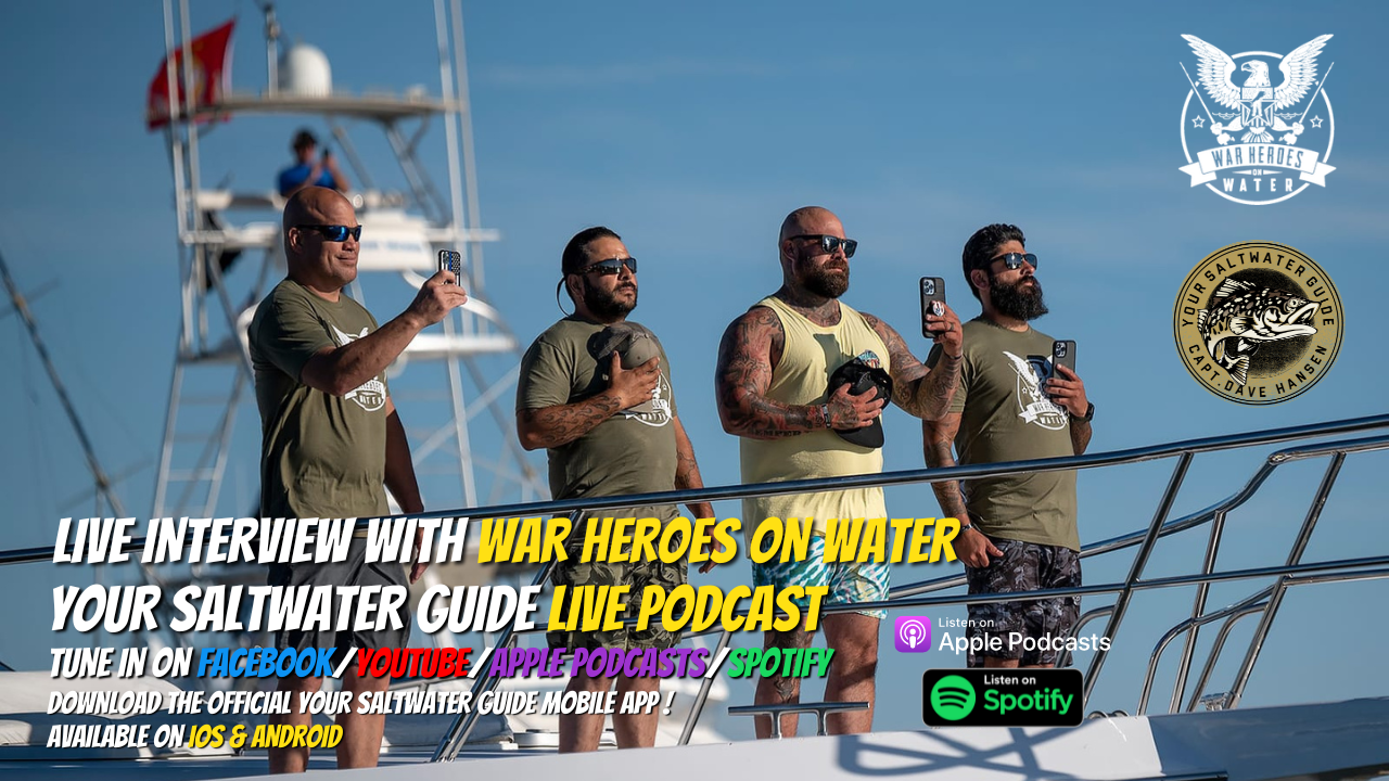 LIVE Podcast with Rod Halperin & Special Guests War Heroes On Water!
