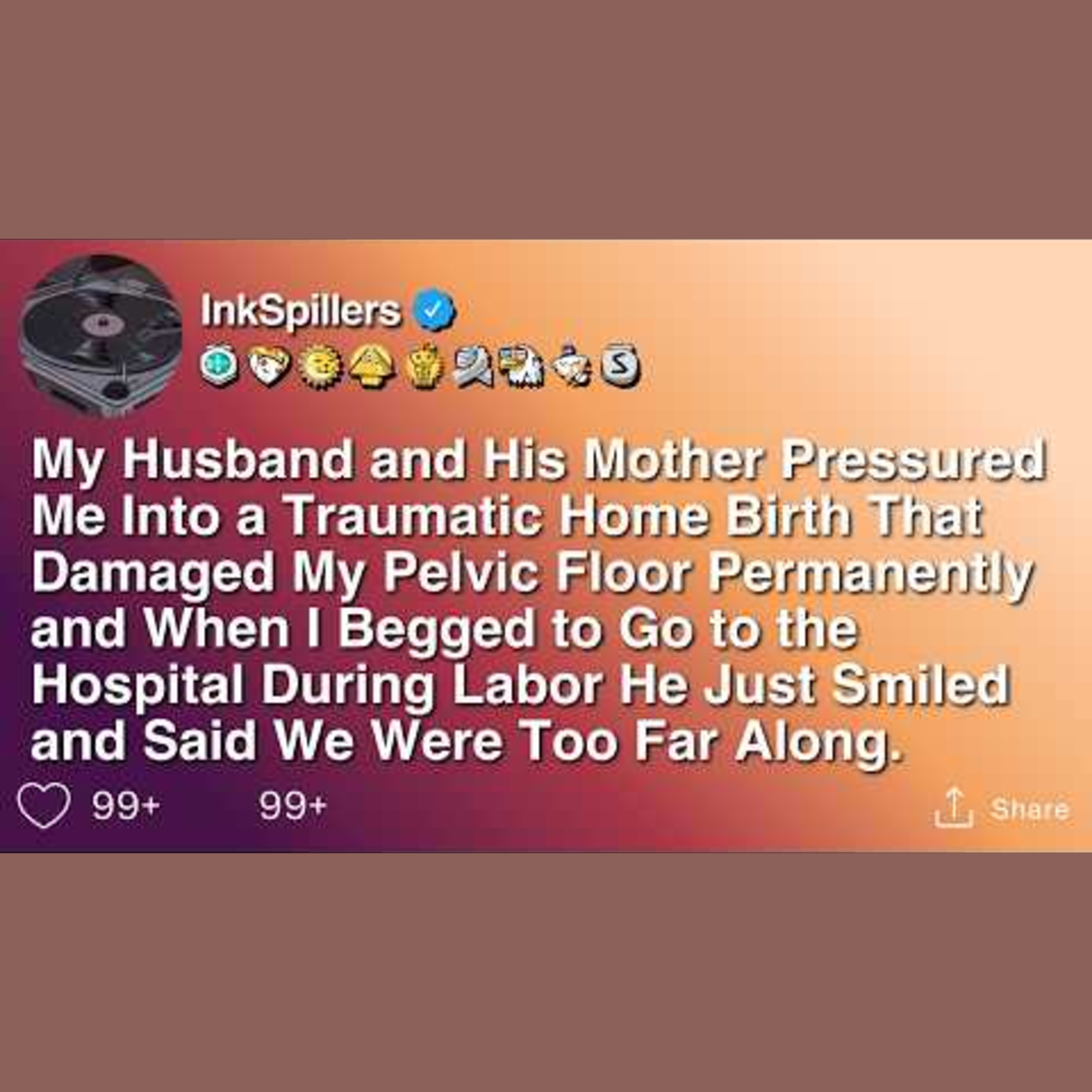 Forced Into a Traumatic Home Birth by Husband and Mother-in-Law