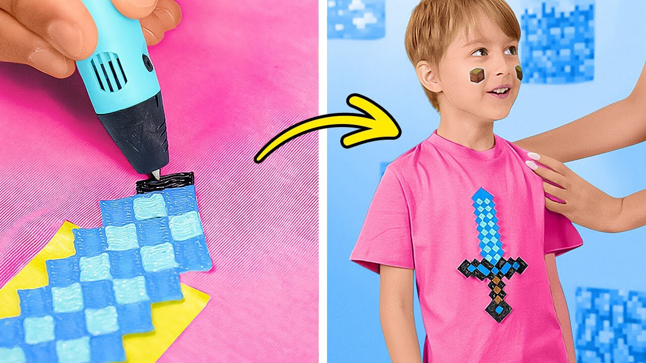 CRÉATIONS MINECRAFT AVEC UN STYLO 3D ! Incroyables DIY dans la Vie Réelle episode artwork