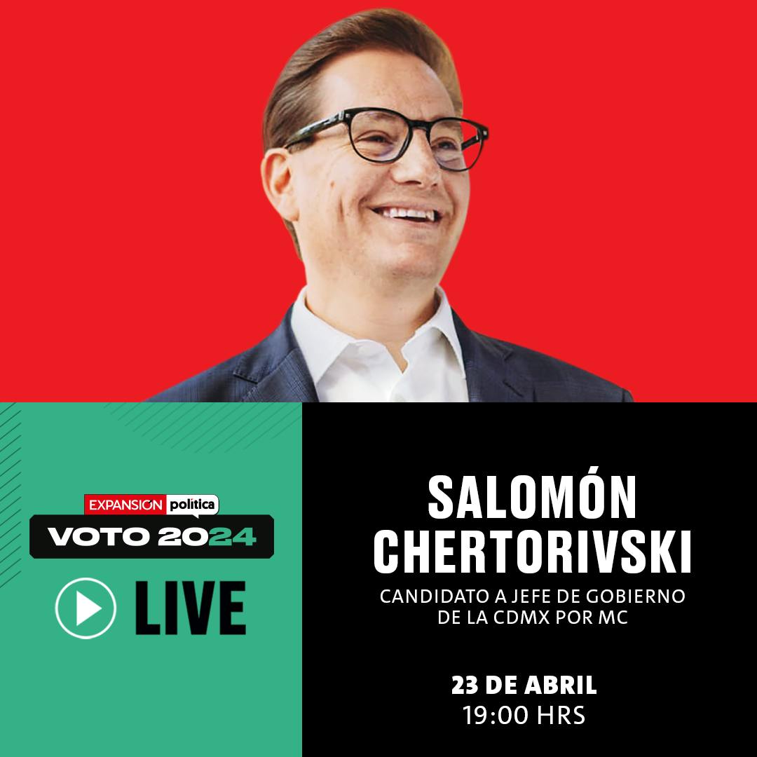 ENTREVISTA: Salomón Chertorivski, candidato de Movimiento Ciudadano, a la Jefatura de Gobierno