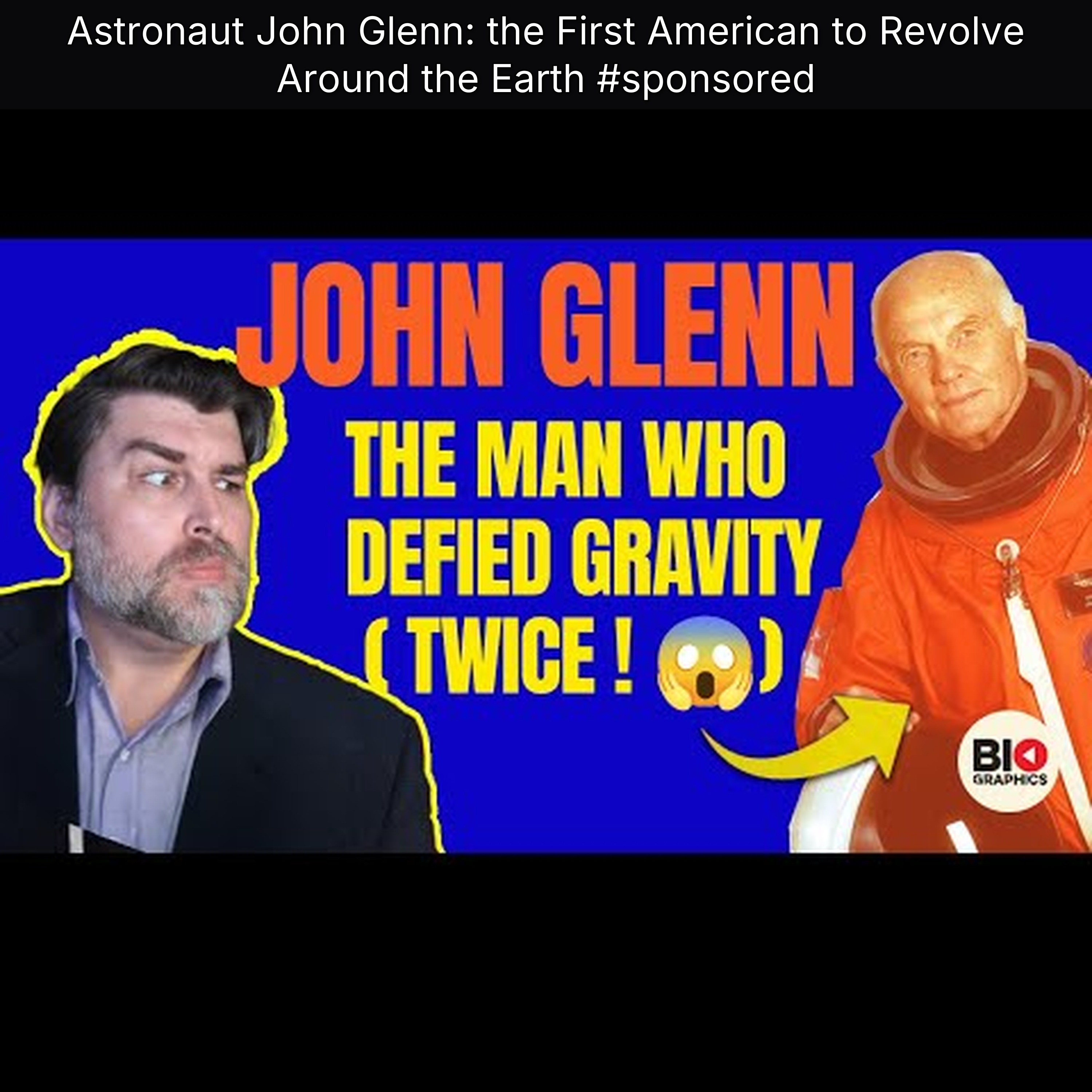 Astronaut John Glenn: the First American to Revolve Around the Earth #sponsored