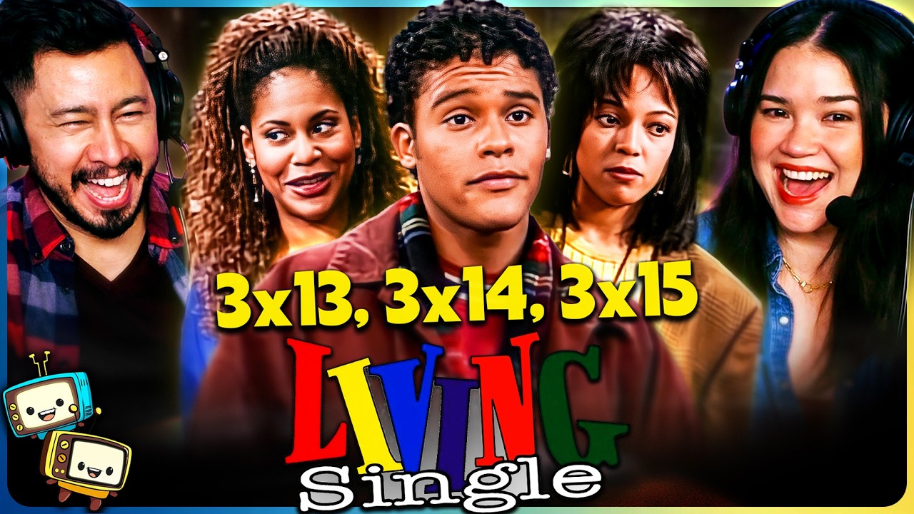 LIVING SINGLE (1995) 3x13, 3x14 & 3x15 REACTION! | Queen Latifah | Kim Coles w/ Jaby Koay episode artwork