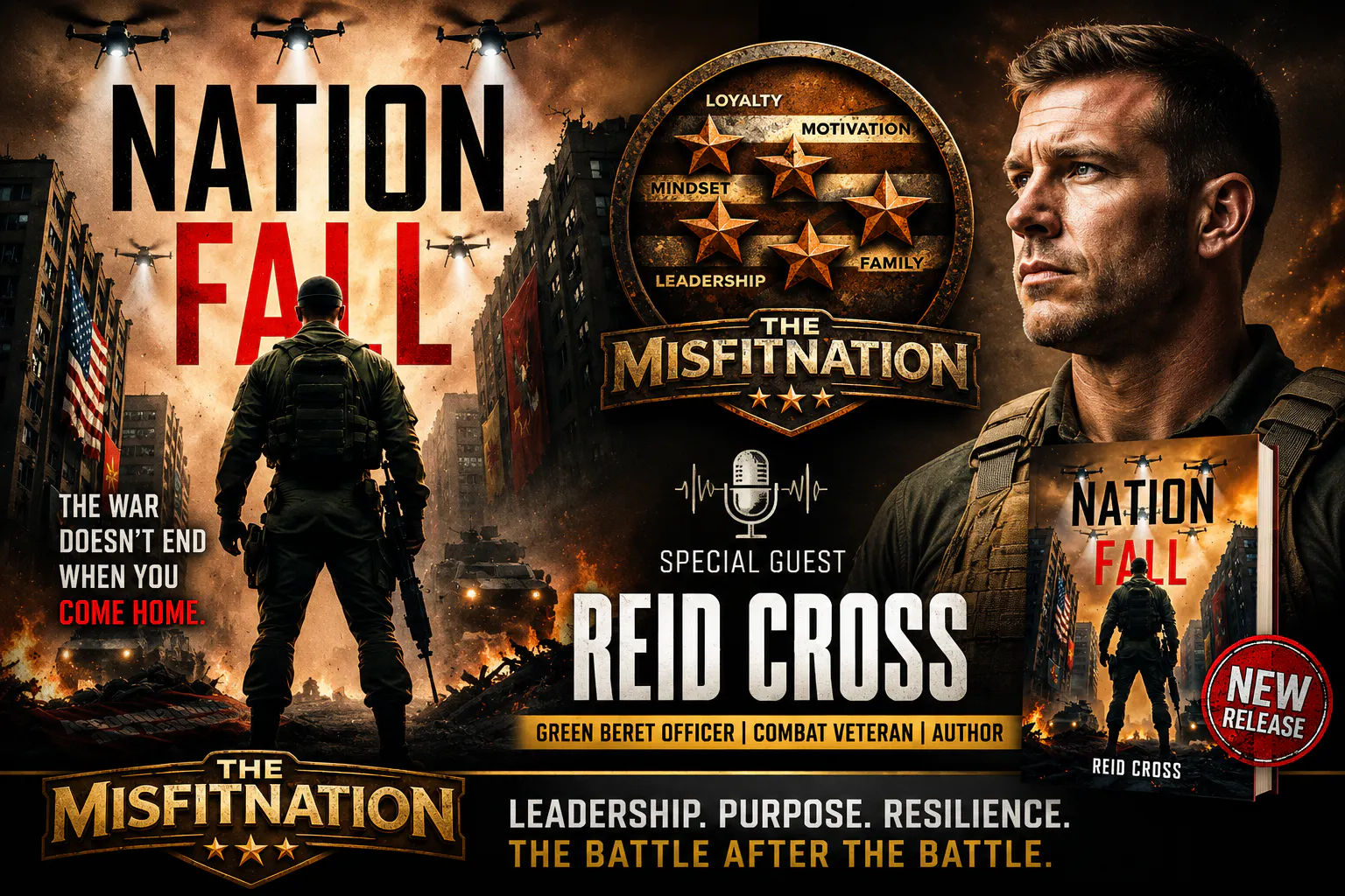 From Green Beret to Bestselling Author: Reid Cross on Purpose, PTSD, Leadership & Life After War episode artwork