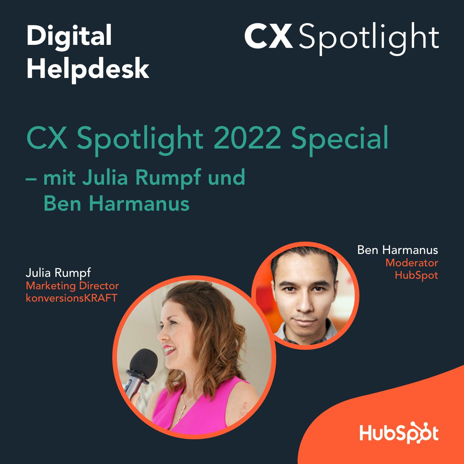 CX Spotlight 2022 Special mit Julia Rumpf und Ben Harmanus