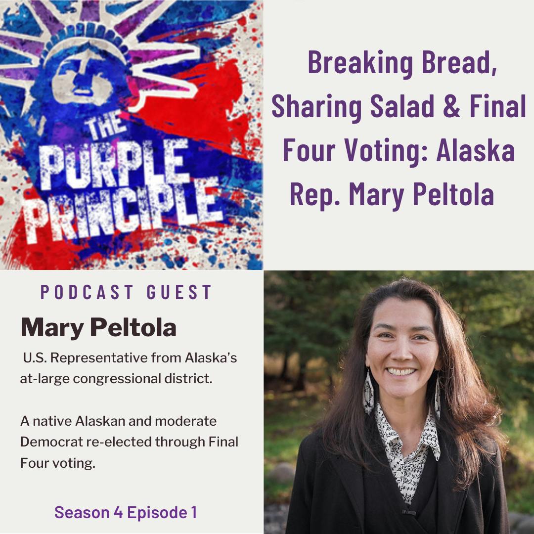 Breaking Bread, Sharing Salad & Final Four Voting: Alaska Representative Mary Peltola
