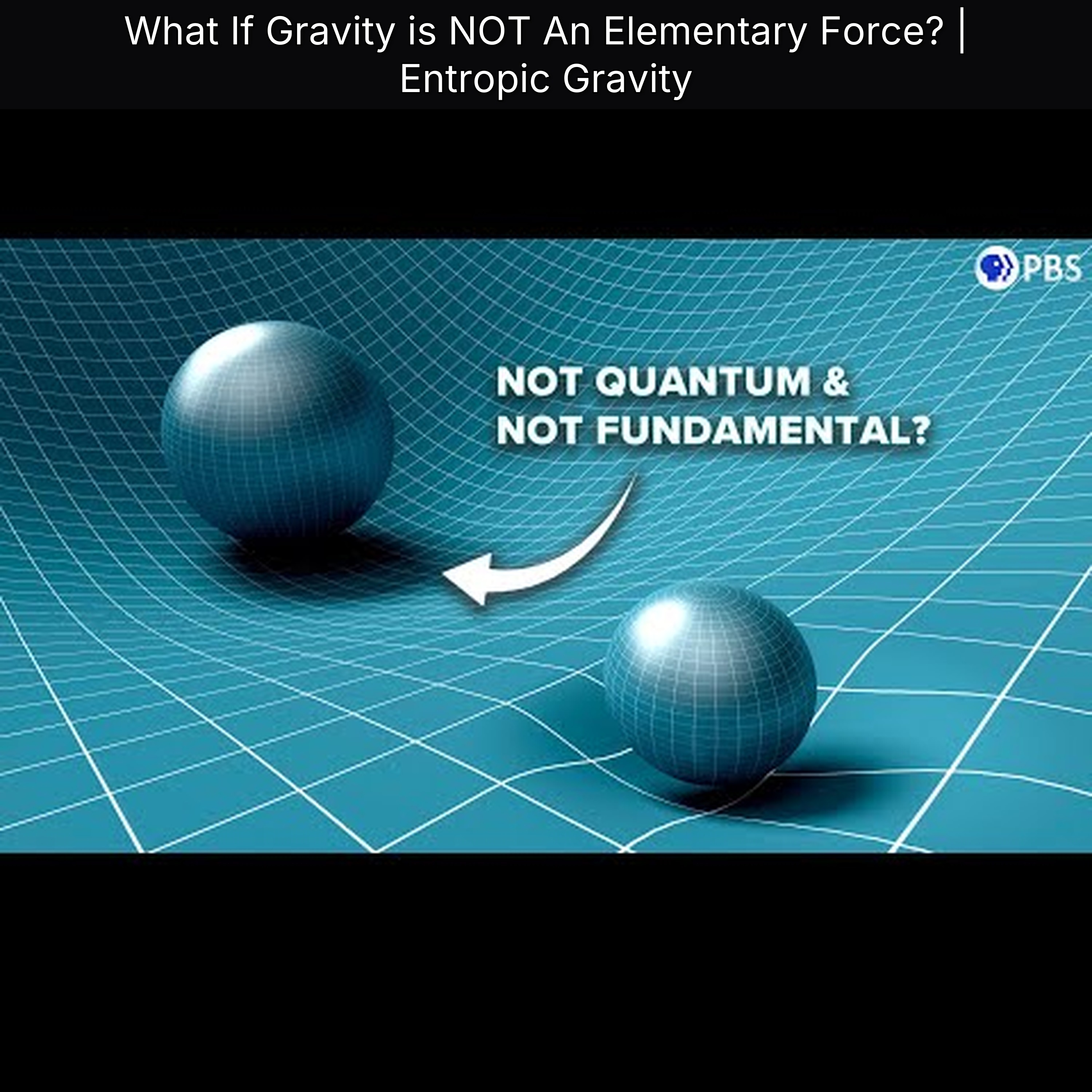 What If Gravity is NOT An Elementary Force? | Entropic Gravity