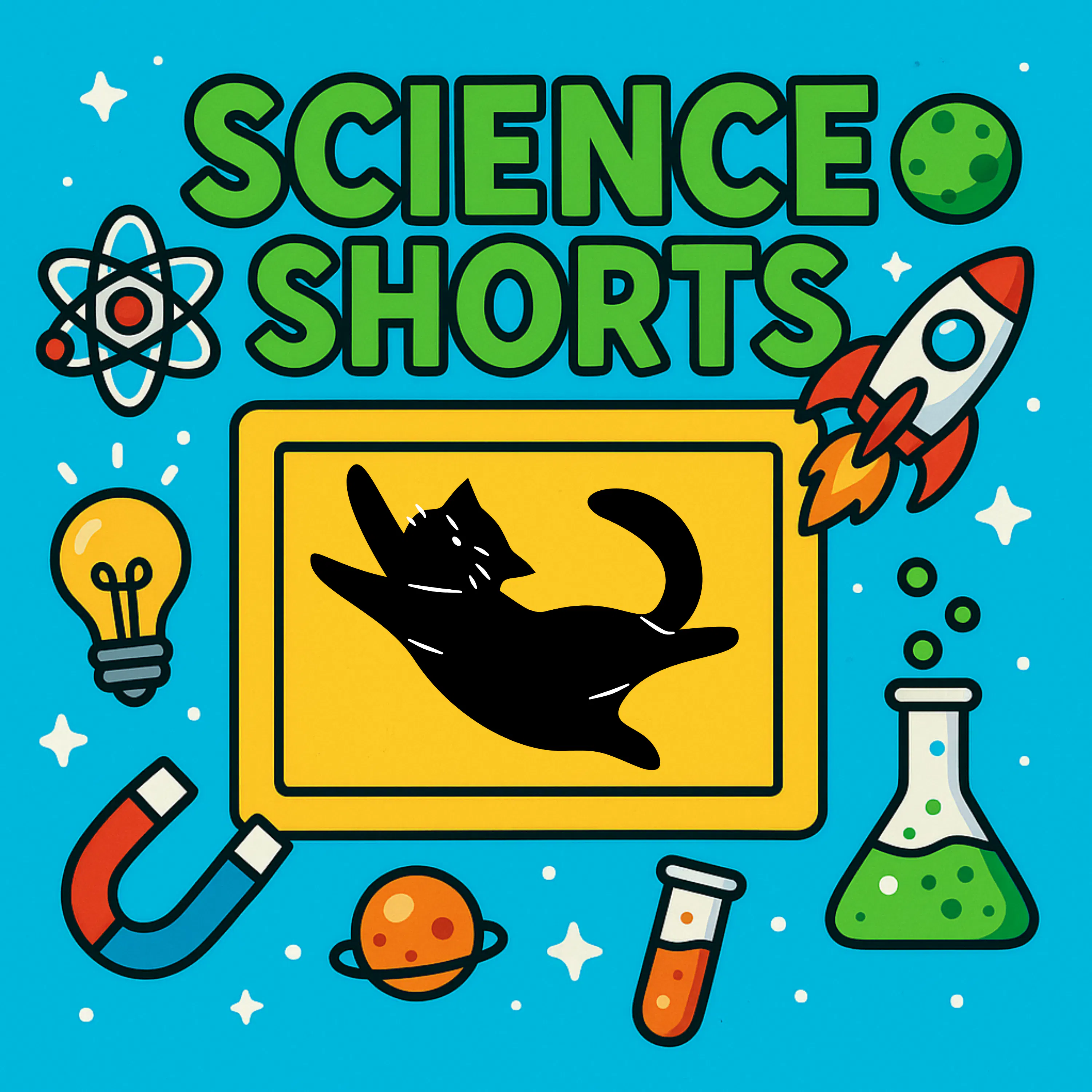 Why do cats land on their feet? Science Short episode artwork