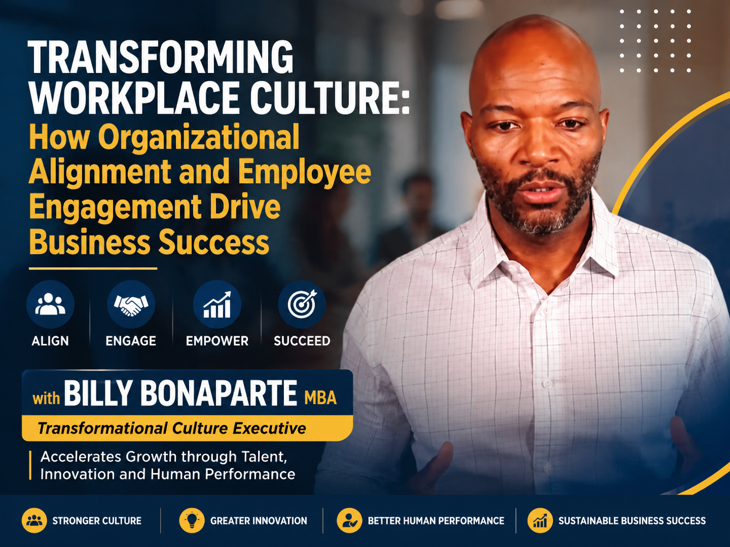 How Organizational Alignment and Employee Engagement Drive Business Success with Billy Bonaparte episode artwork