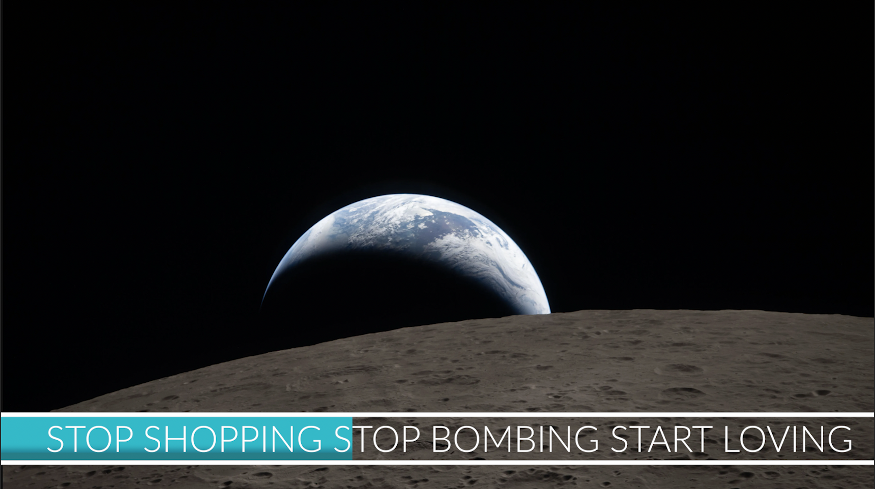 217- Stop Shopping!  Stop Bombing!  Start Loving!