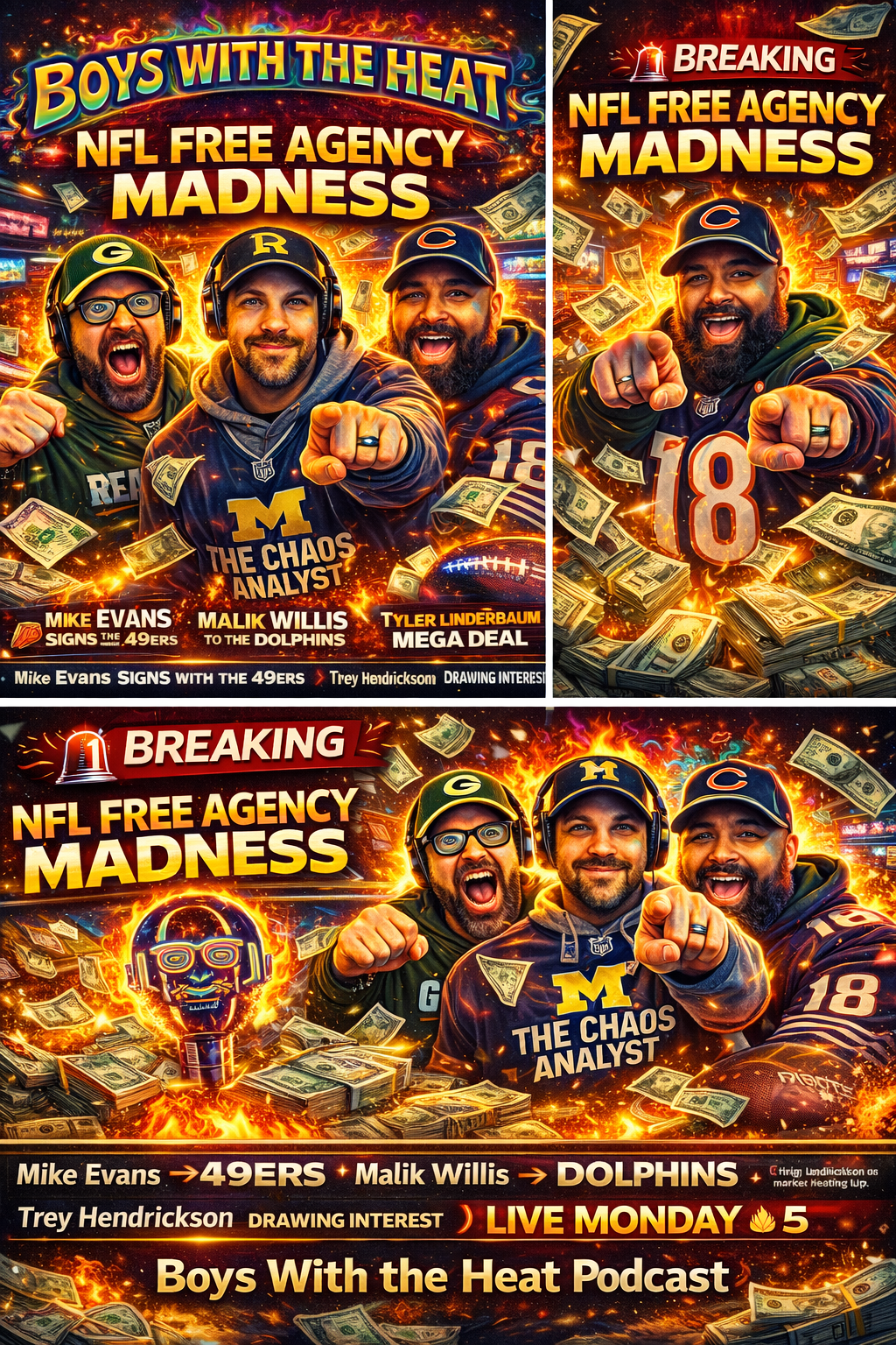 NFL Free Agency Madness | Bears, Packers, Trades & Contract Chaos episode artwork