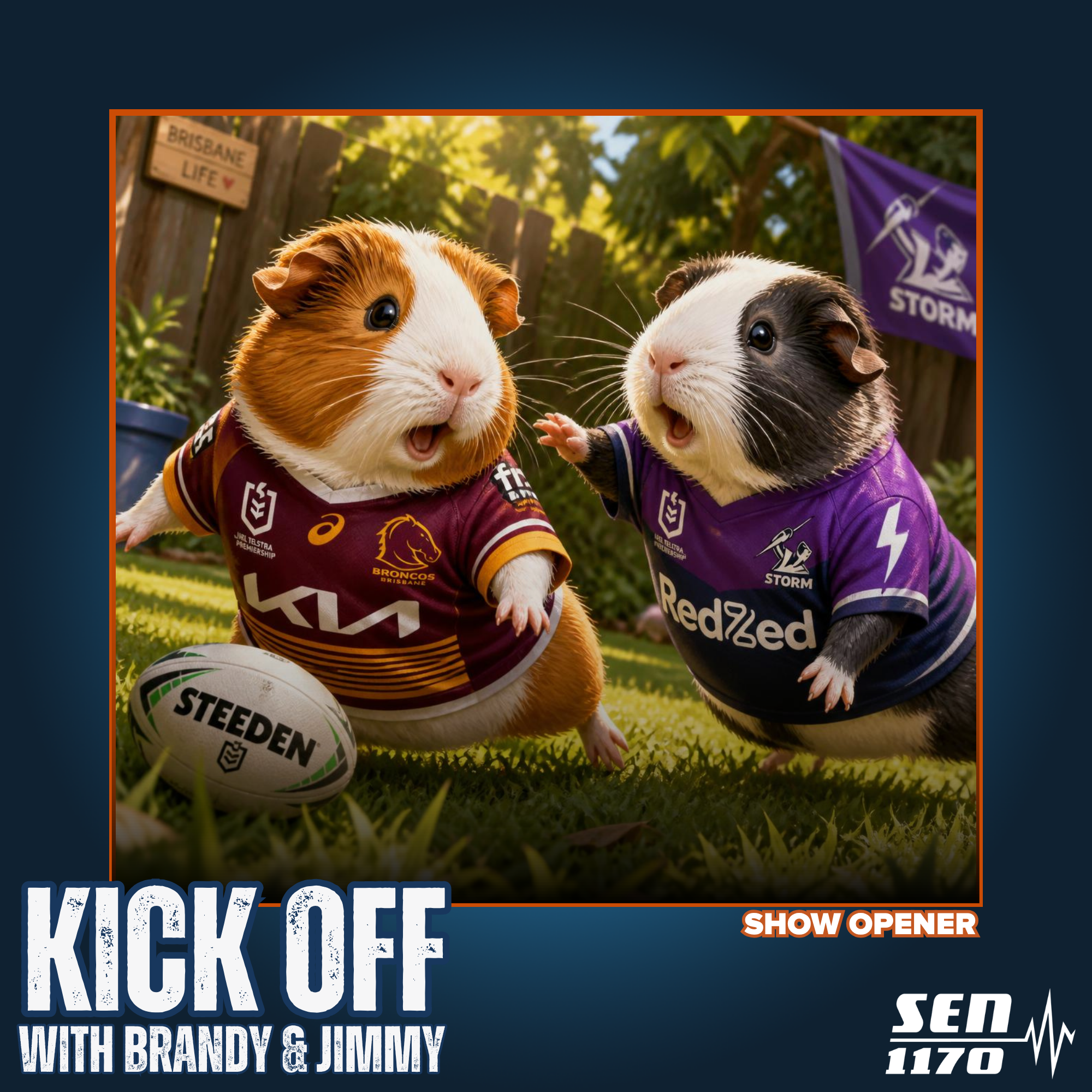 Kick Off Show Opener: Brisbane Guinea Pigs v Melbourne Guinea Pigs to kick off Round 26! (27/8/26) episode artwork