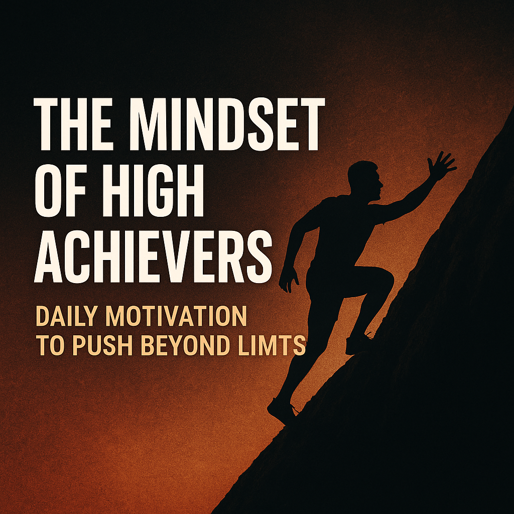 THE MINDSET OF HIGH ACHIEVERS - Daily Motivation to Push Beyond Limits