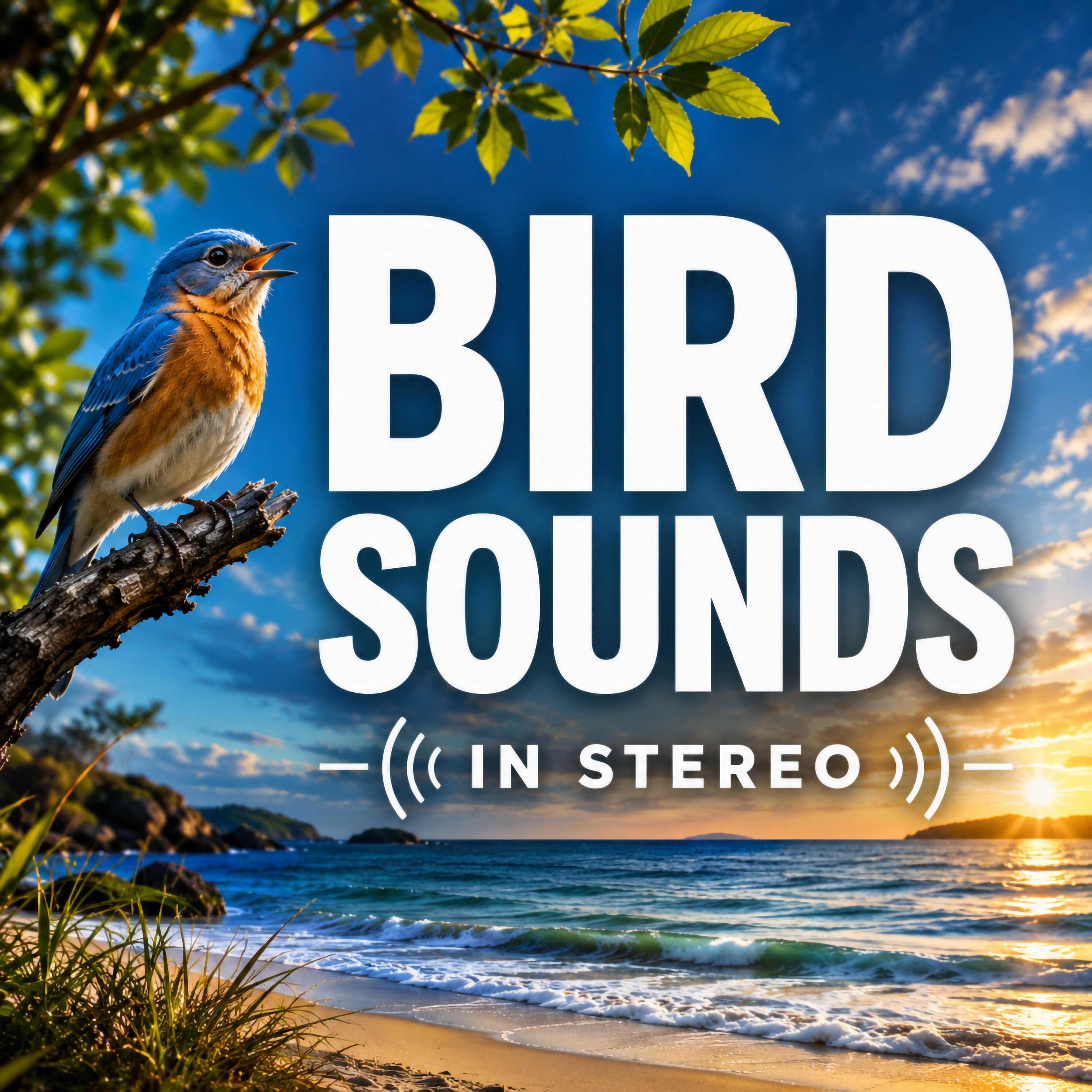 evening bird sounds: gentle chirping in autumn