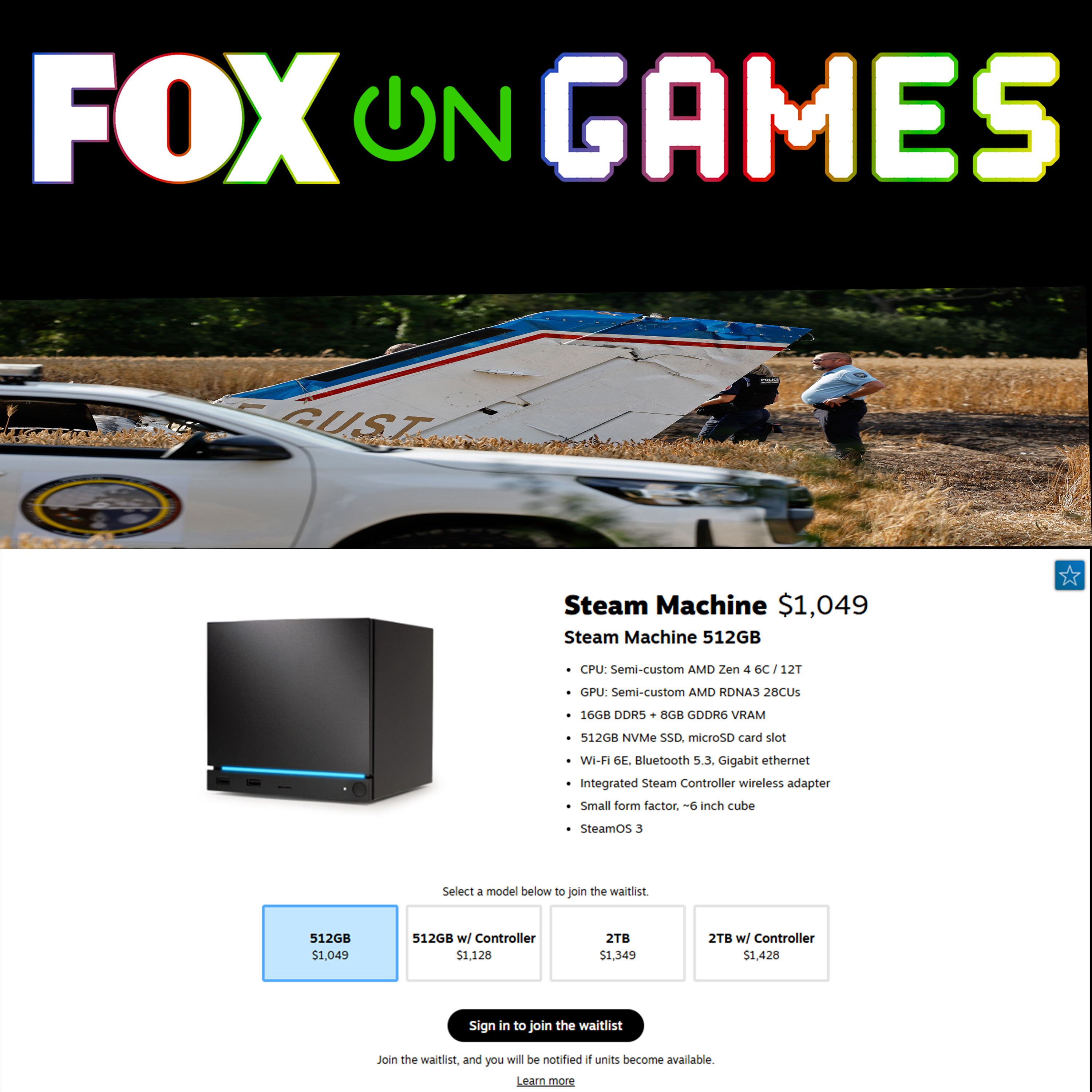 Ubisoft Co-founder Death & Steam Machine Pricing | FOX on Games - Video Game News & Industry Analysis
