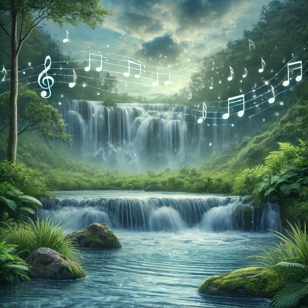 😴💧🎵 MELODY Soft and Relaxing WATERFALL for Peaceful and Healthy SLEEP episode artwork