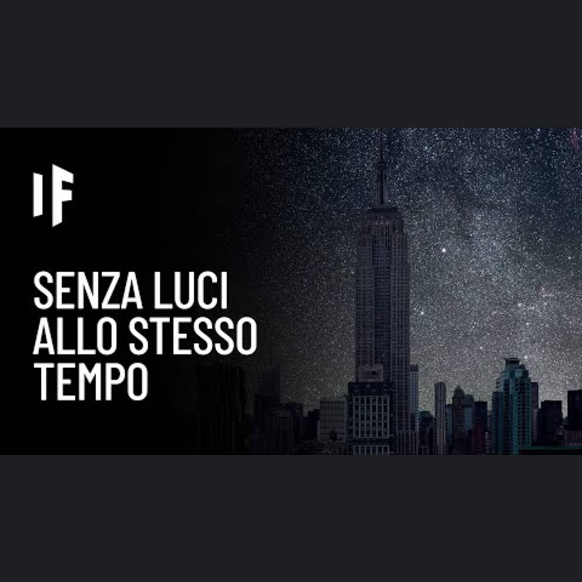 E se tutti sul pianeta spegnessero la luce per un ora? episode artwork