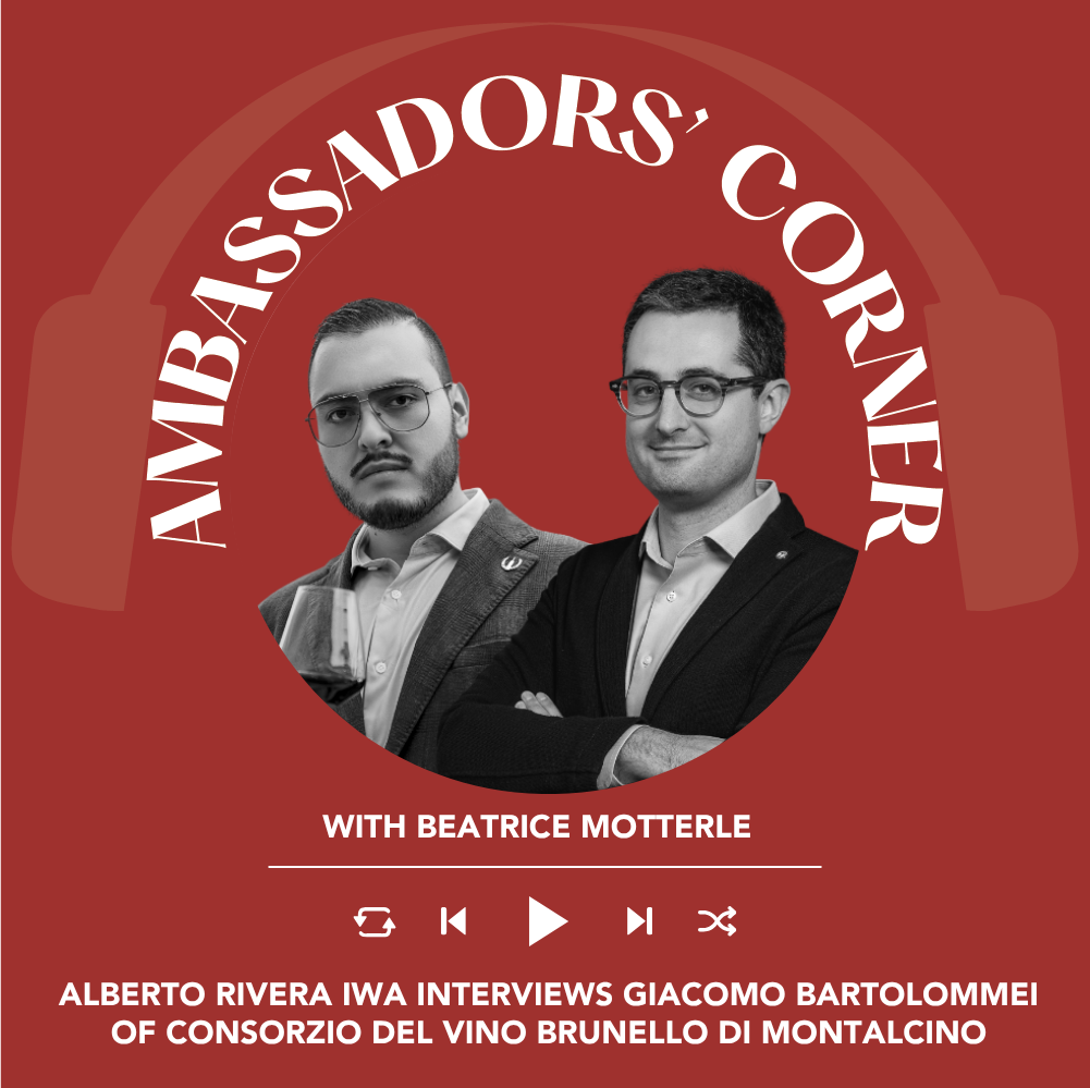Ep. 2670 Alberto Rivera IWA interviews Giacomo Bartolommei of Consorzio del Vino Brunello di Montalcino | Clubhouse Ambassadors' Corner