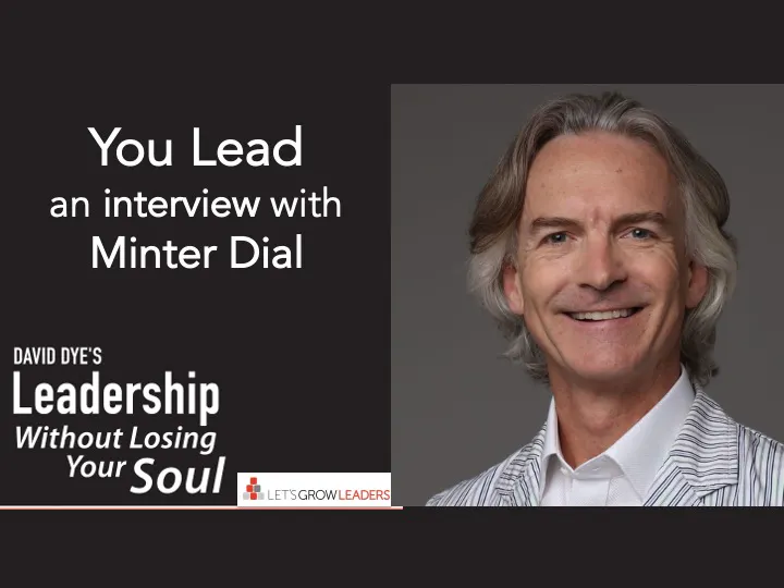 You Lead - Interview with Minter Dial Episode cover