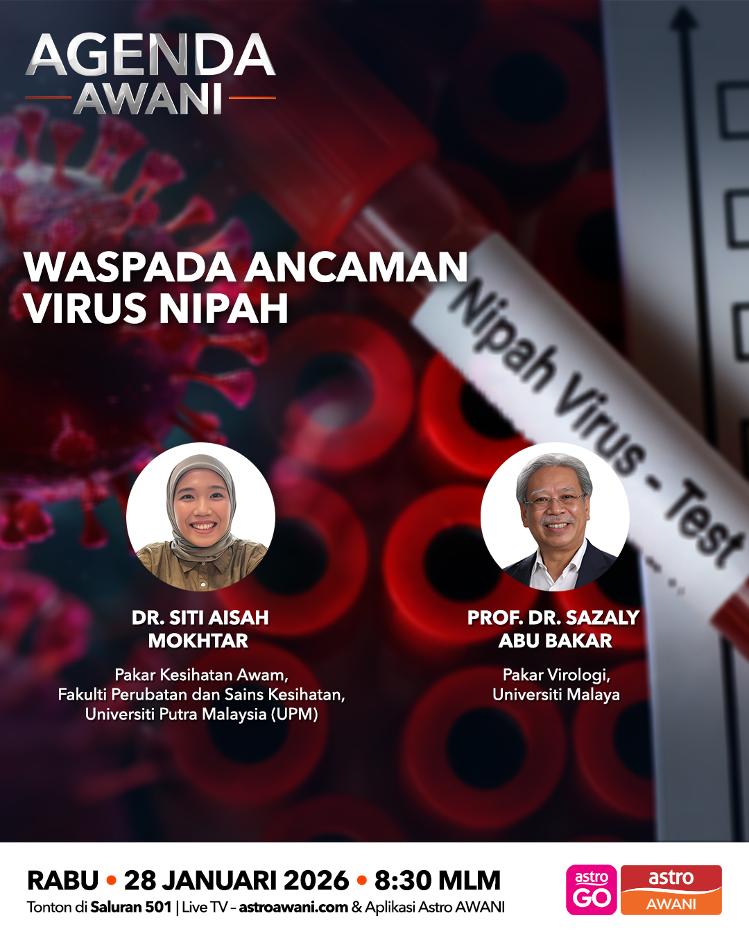 Agenda AWANI: Waspada jangkitan Virus Nipah