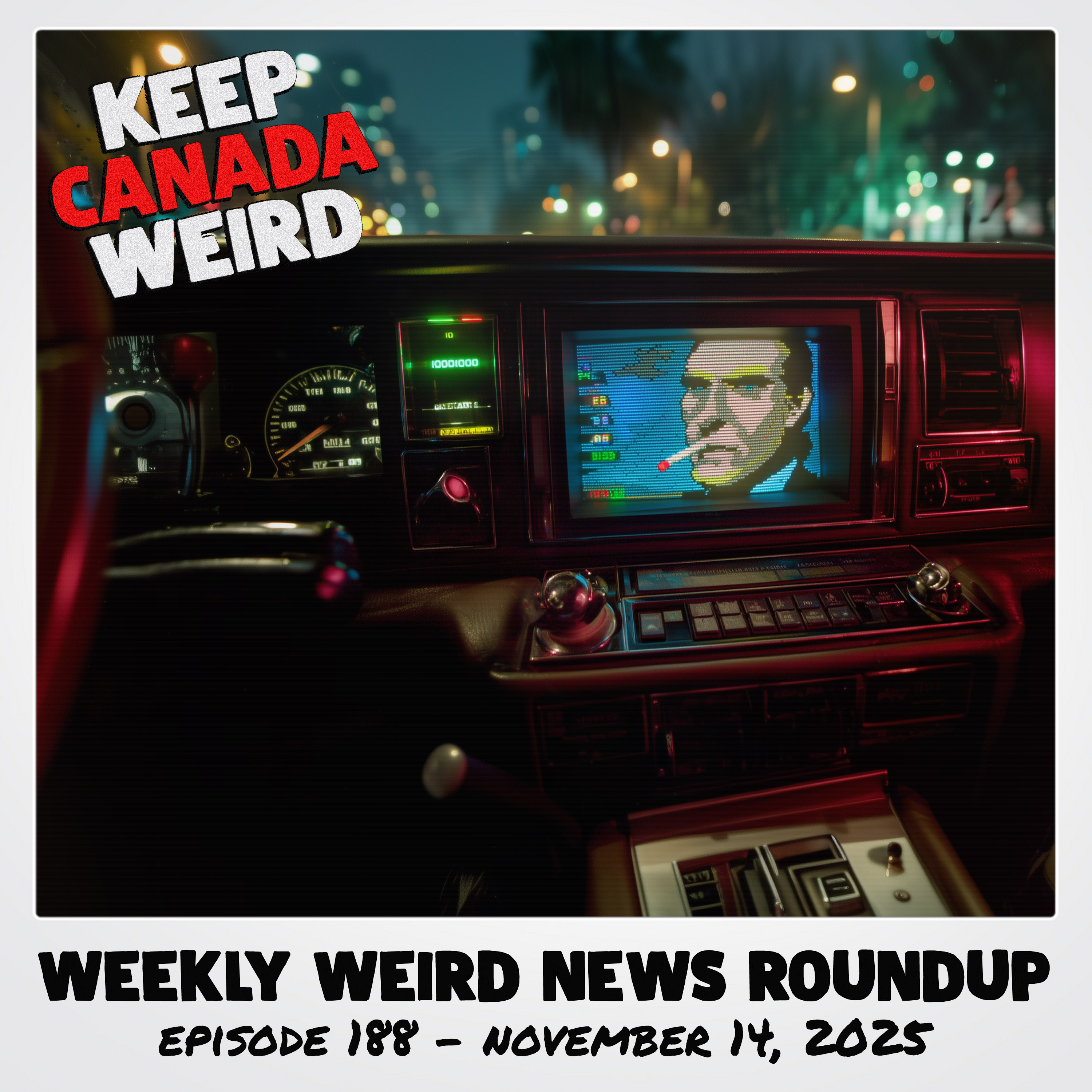 188 - 2025/11/15 - Whipped Cream, Tesla's Chatboy, Racoon Robbery, and a River Otter Massacre episode artwork