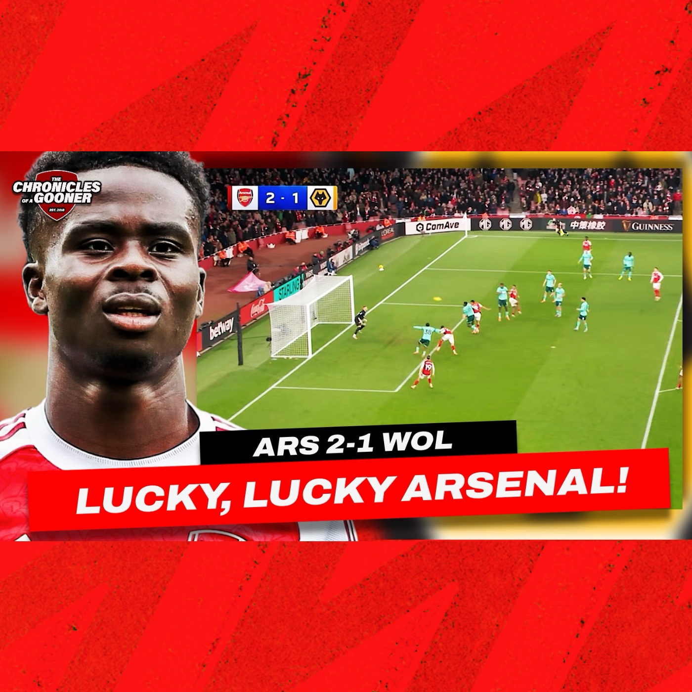 Arsenal 2-1 Wolves: Lucky, lucky Arsenal!