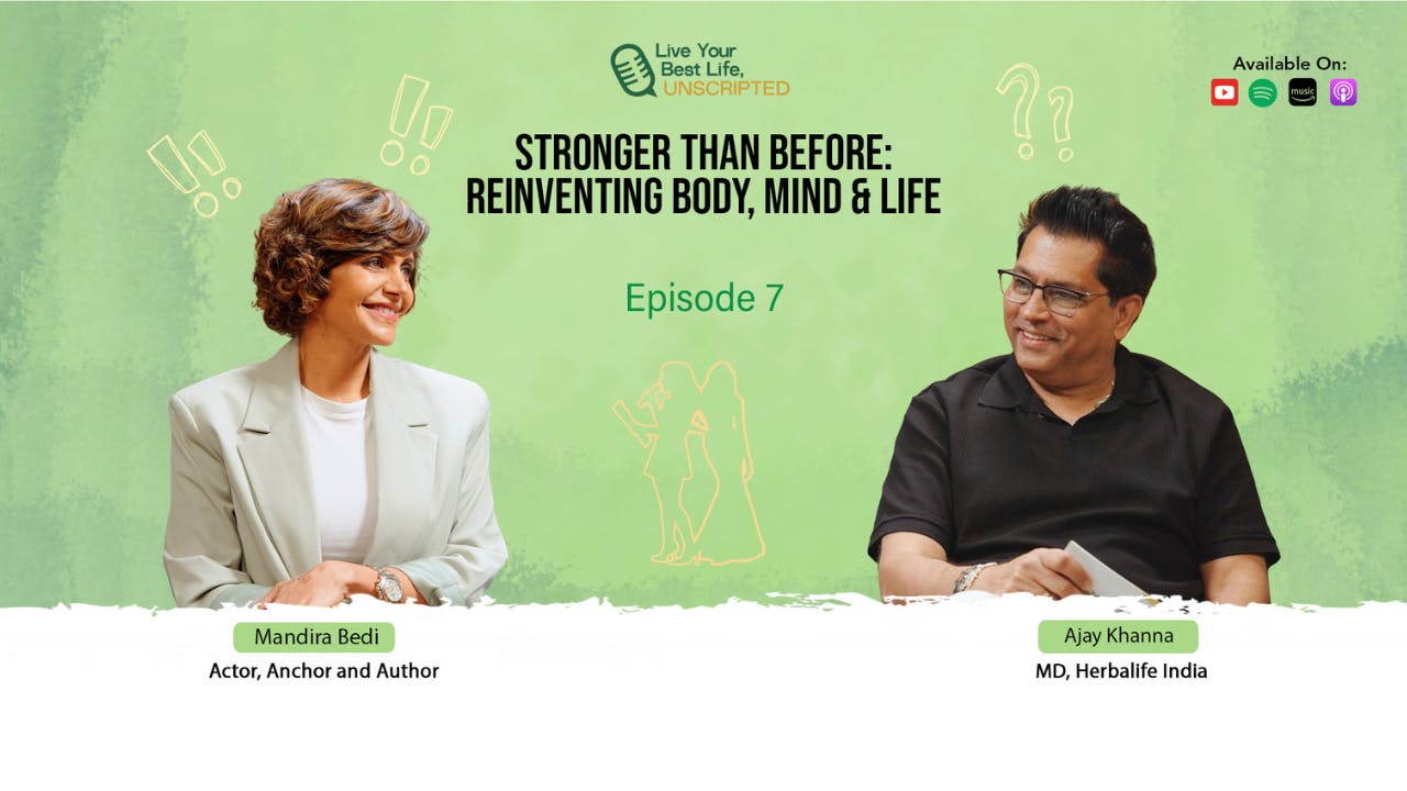 Live Your Best Life, Unscripted: Mandira Bedi Stronger Than Before, Reinventing Body, Mind & Life