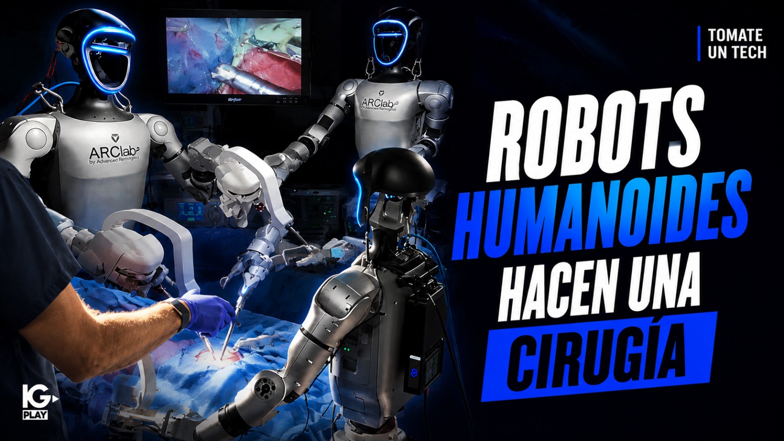 Un robot humanoide operó por primera vez a un ser vivo