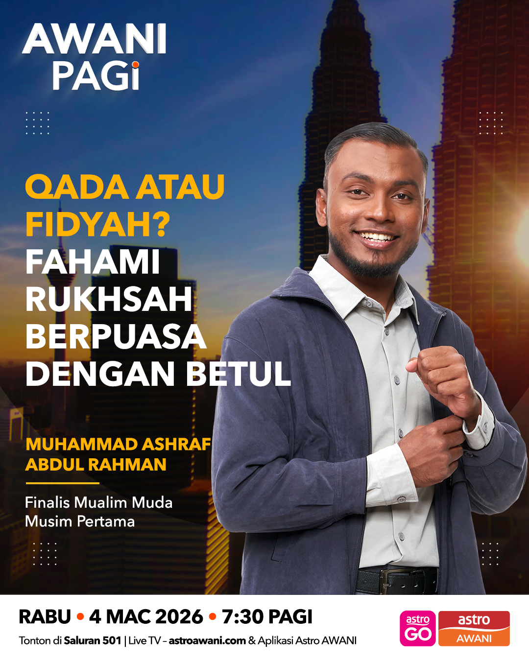 AWANI Pagi: Qada atau fidyah? fahami rukhsah berpuasa dengan betul