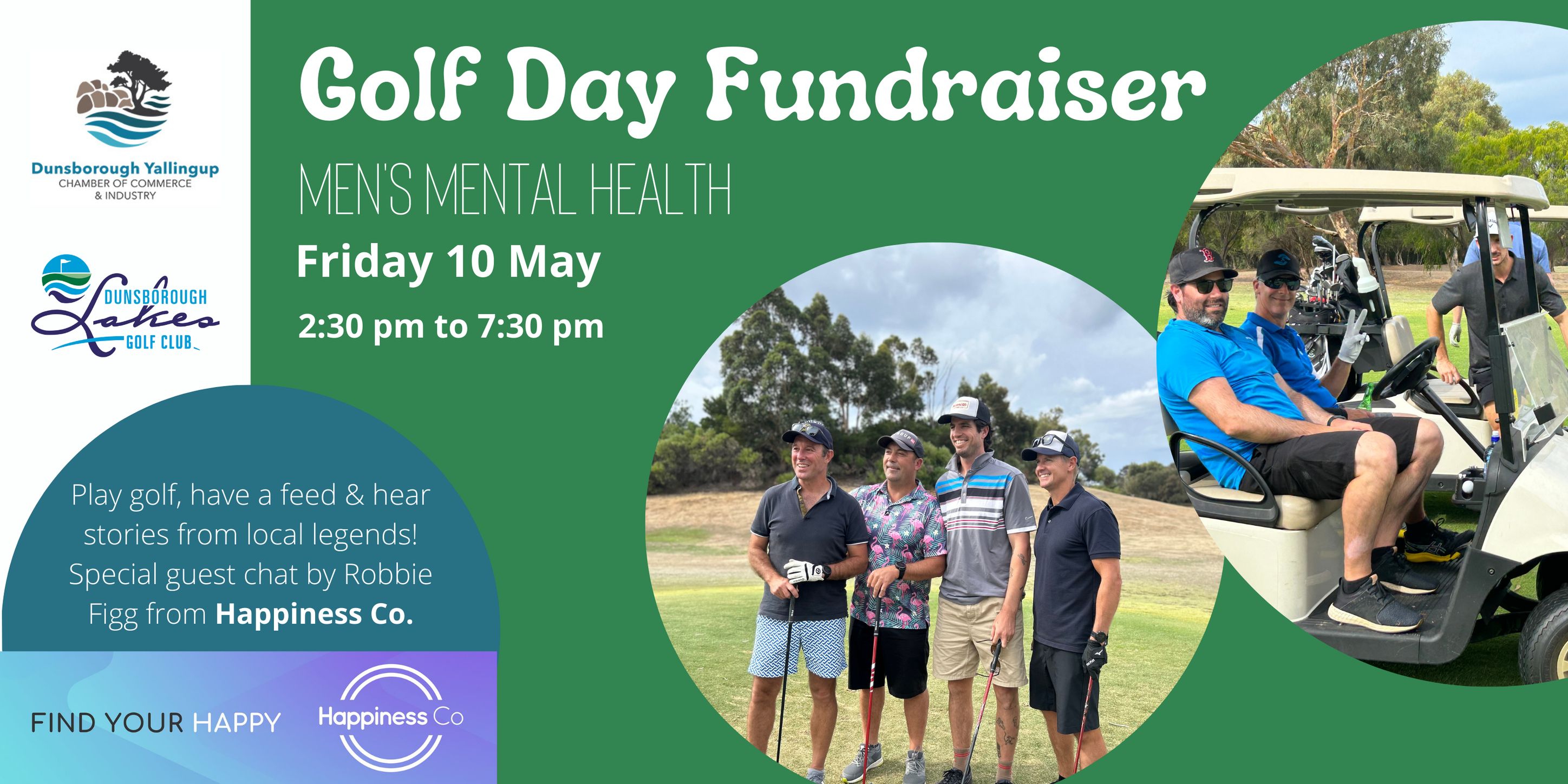 Dunsborough Chamber of Commerce & Industry - Golf Day Fundraiser for Men's Mental Health episode artwork