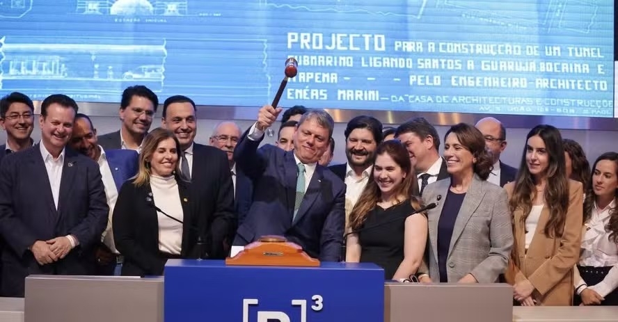 Governo de SP assina contrato para construção do túnel Santos–Guarujá