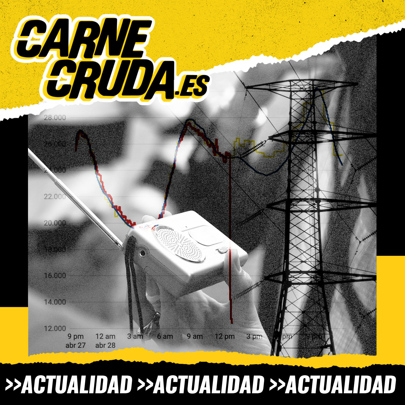 El gran apagón: lo que vimos sin luz (CARNE CRUDA #1504) episode artwork