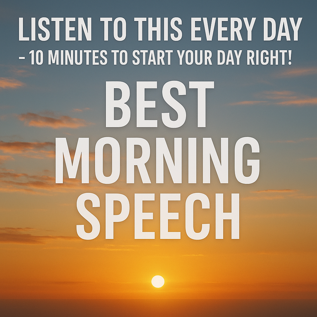 LISTEN TO THIS EVERY DAY - 10 Minutes to Start Your Day Right! | Best Morning Speech