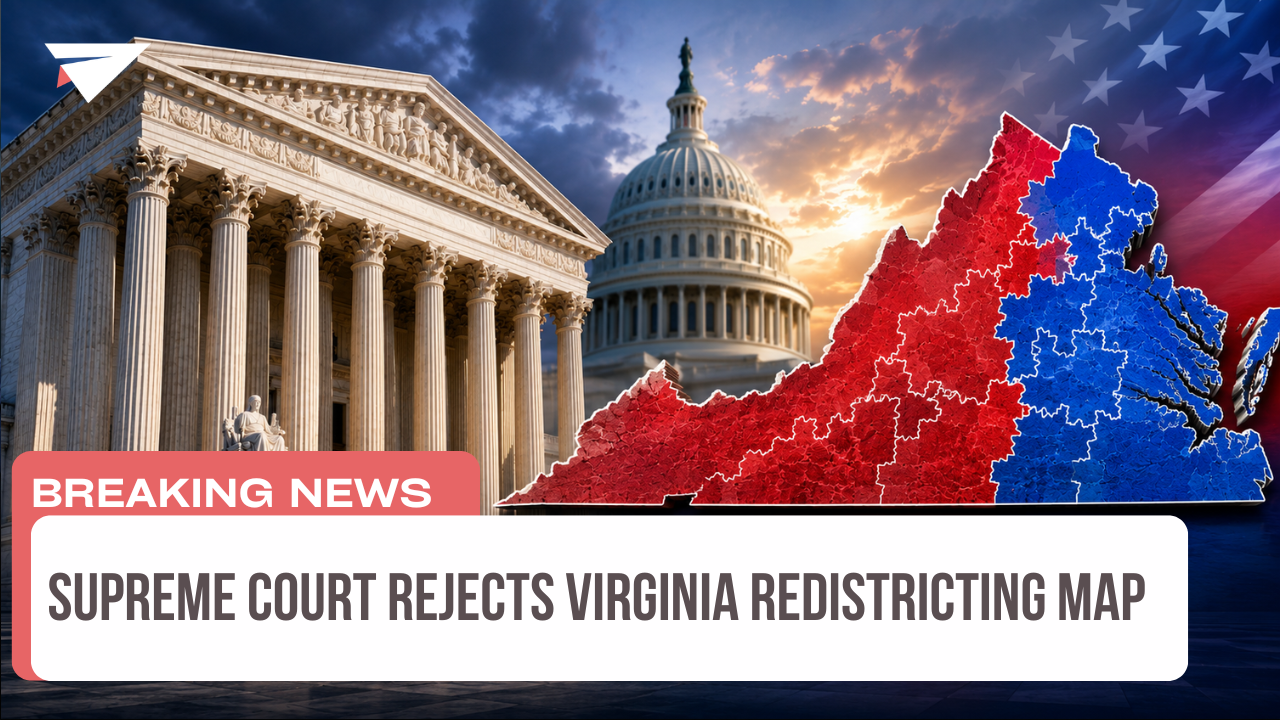 Supreme Court rejects Virginia redistricting map, Breaking News