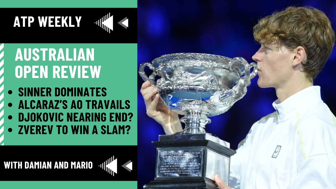 ATP Weekly Australian Open | Is Sinner domination boring? | Will Zverev ever win a Slam | Is Djokovic's time up? | What to make of Alcaraz's Melbourne travails? ATP Weekly Australian Open | Is Sinner domination boring? | Will Zverev ever win a Slam | Is Djokovic's time up? | What to make of Alcaraz's Melbourne travails?