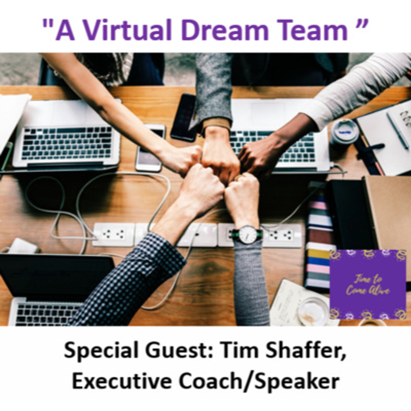 Ep. 37 - Time to Come Alive: "A Virtual Dream Team” with special guest: Tim Shaffer, Executive Coach/Speaker episode artwork