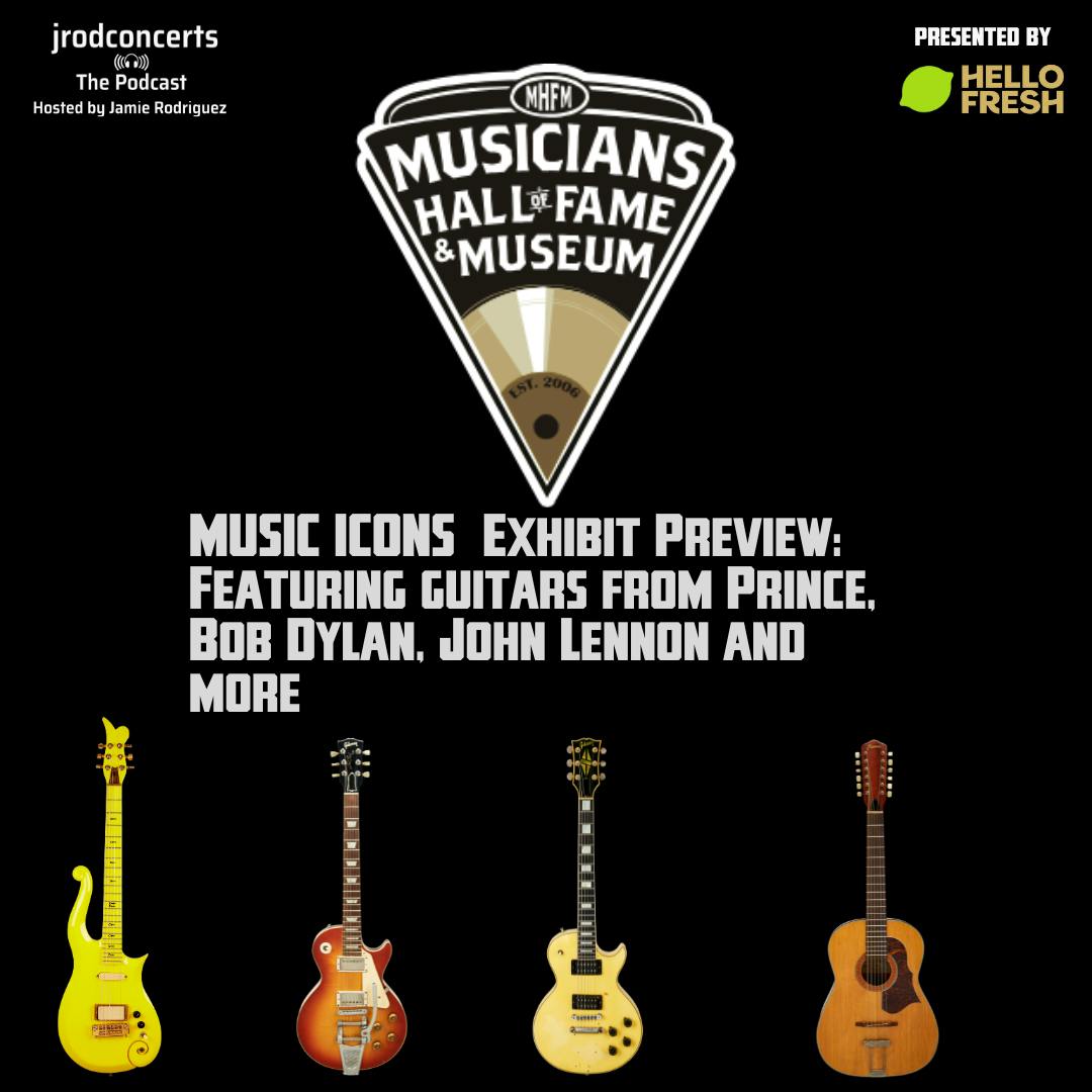 MUSIC ICONS Exhibit Preview: Featuring guitars from Prince, Bob Dylan, John Lennon and more